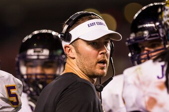 Riley and East Carolina face Florida in the Birmingham Bowl.