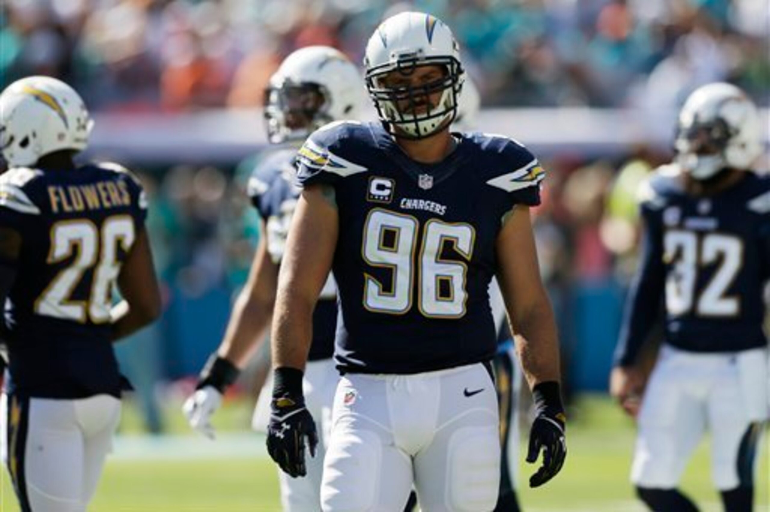 Jarret Johnson has been a steady veteran presence at outside linebacker for the San Diego Chargers, but the team may cut ties with him in order to free up cap space.