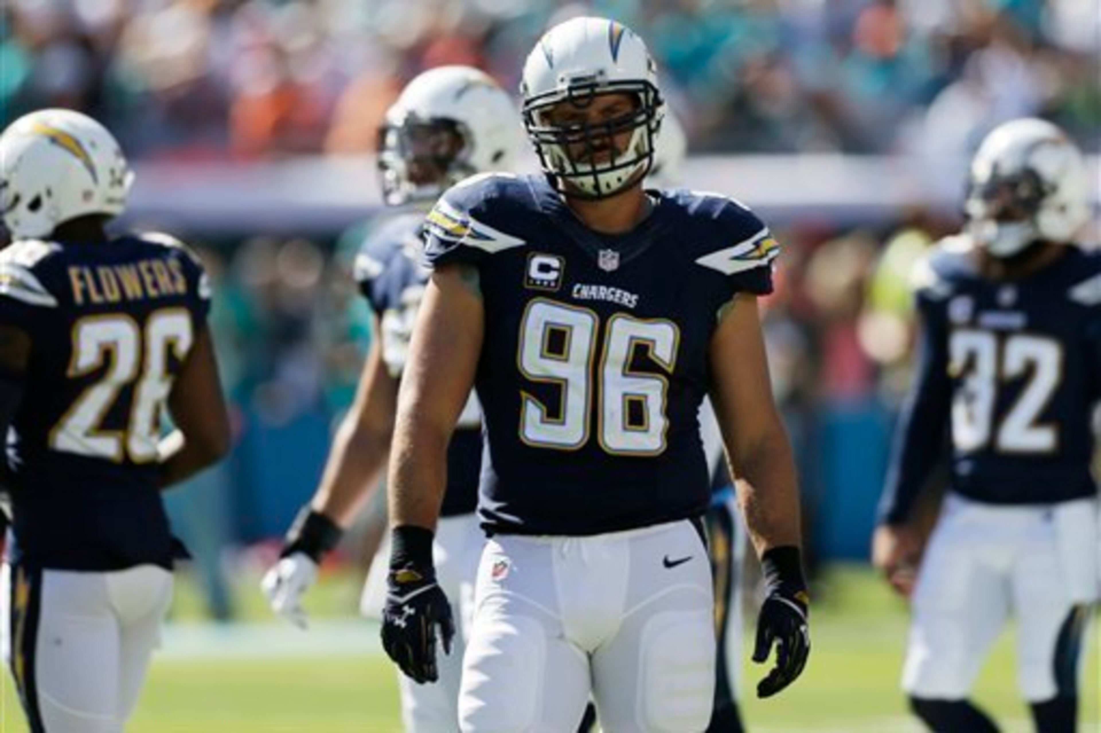 Jarret Johnson has been a steady veteran presence at outside linebacker for the San Diego Chargers, but the team may cut ties with him in order to free up cap space.