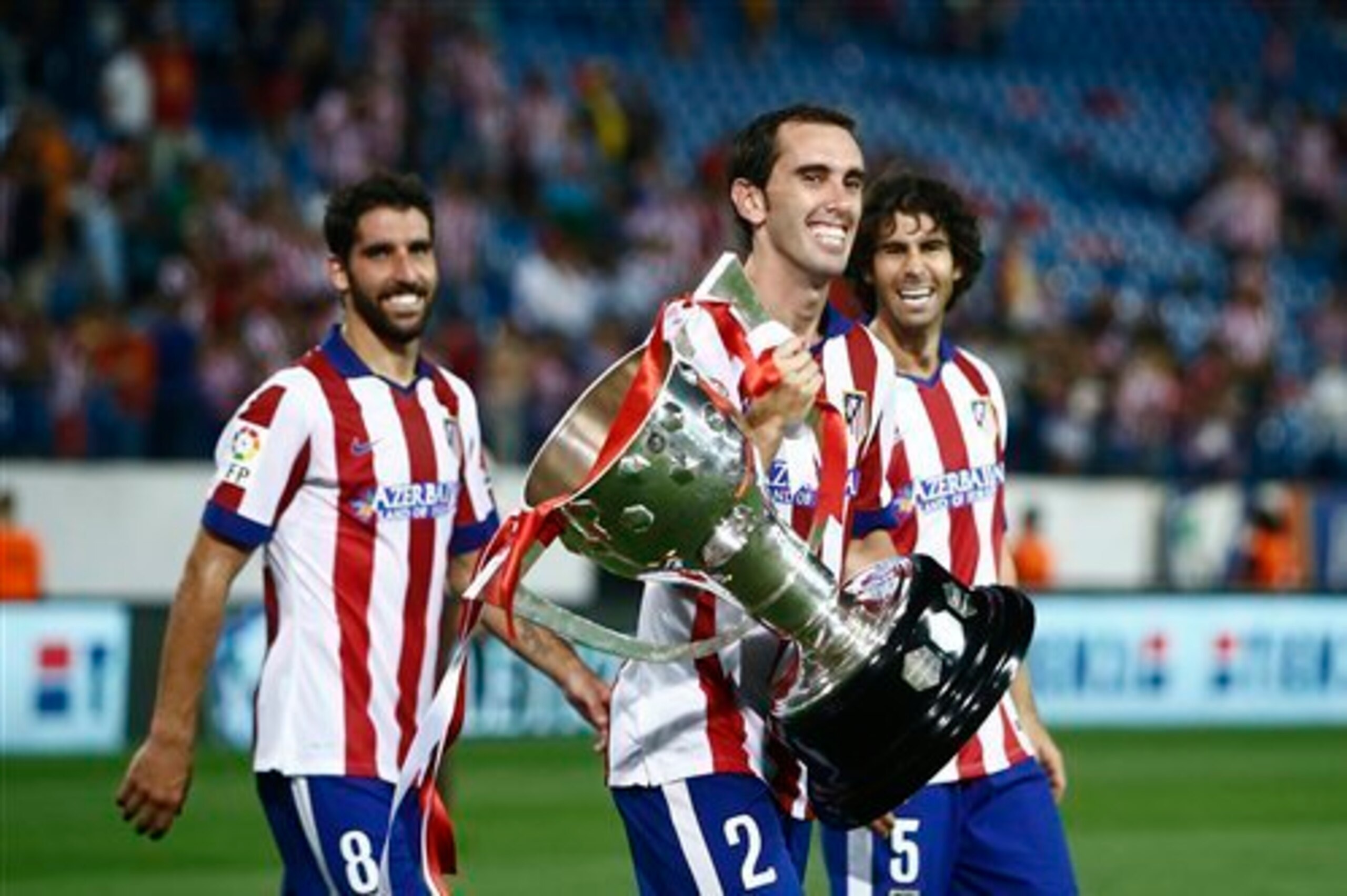 Diego Godin was the inspiration behind Atletico Madrid's first league title in 16 years. Diego Godin was the inspiration behind Atletico Madrid's first league title in 16 years.