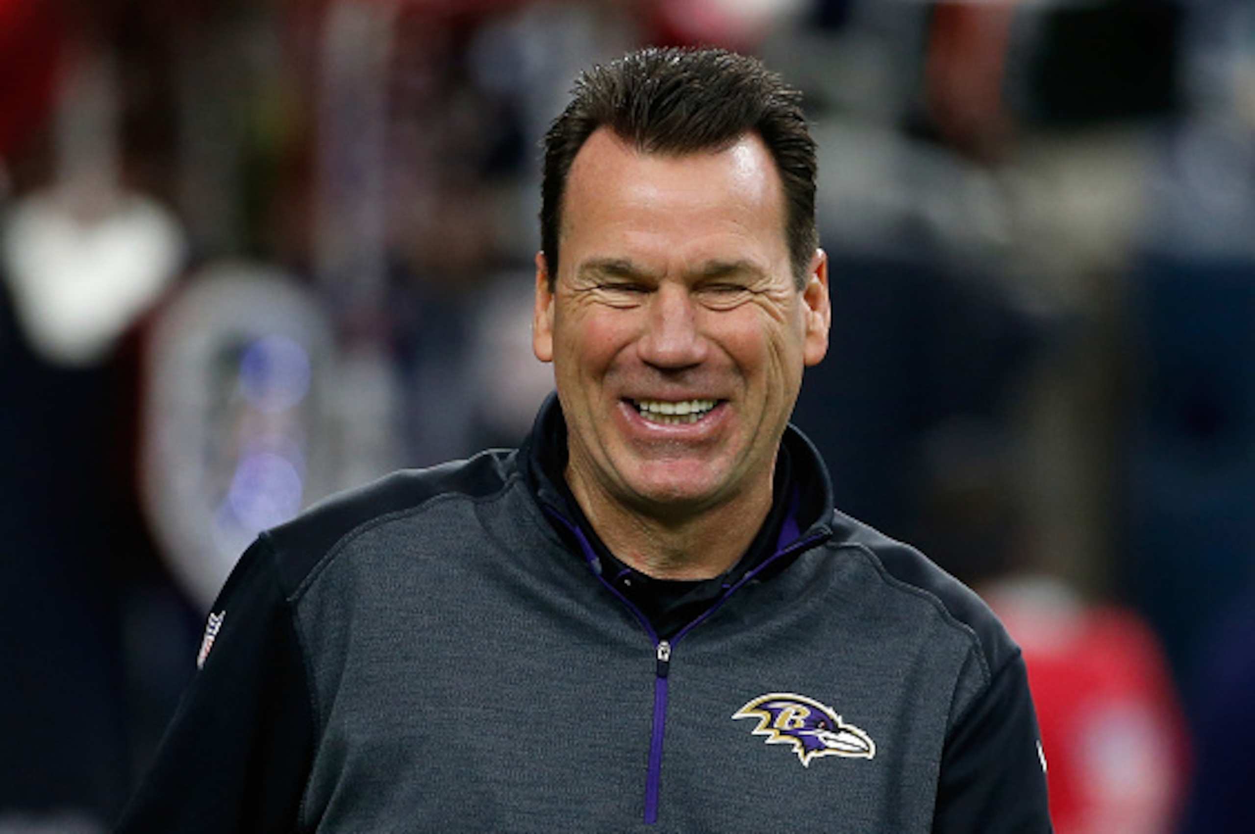 HOUSTON, TX - DECEMBER 21:  Baltimore Ravens offensive coordinator Gary Kubiak  waits on the field before the start of the game against the Houston Texans at NRG Stadium on December 21, 2014 in Houston, Texas.  (Photo by Scott Halleran/Getty Images)