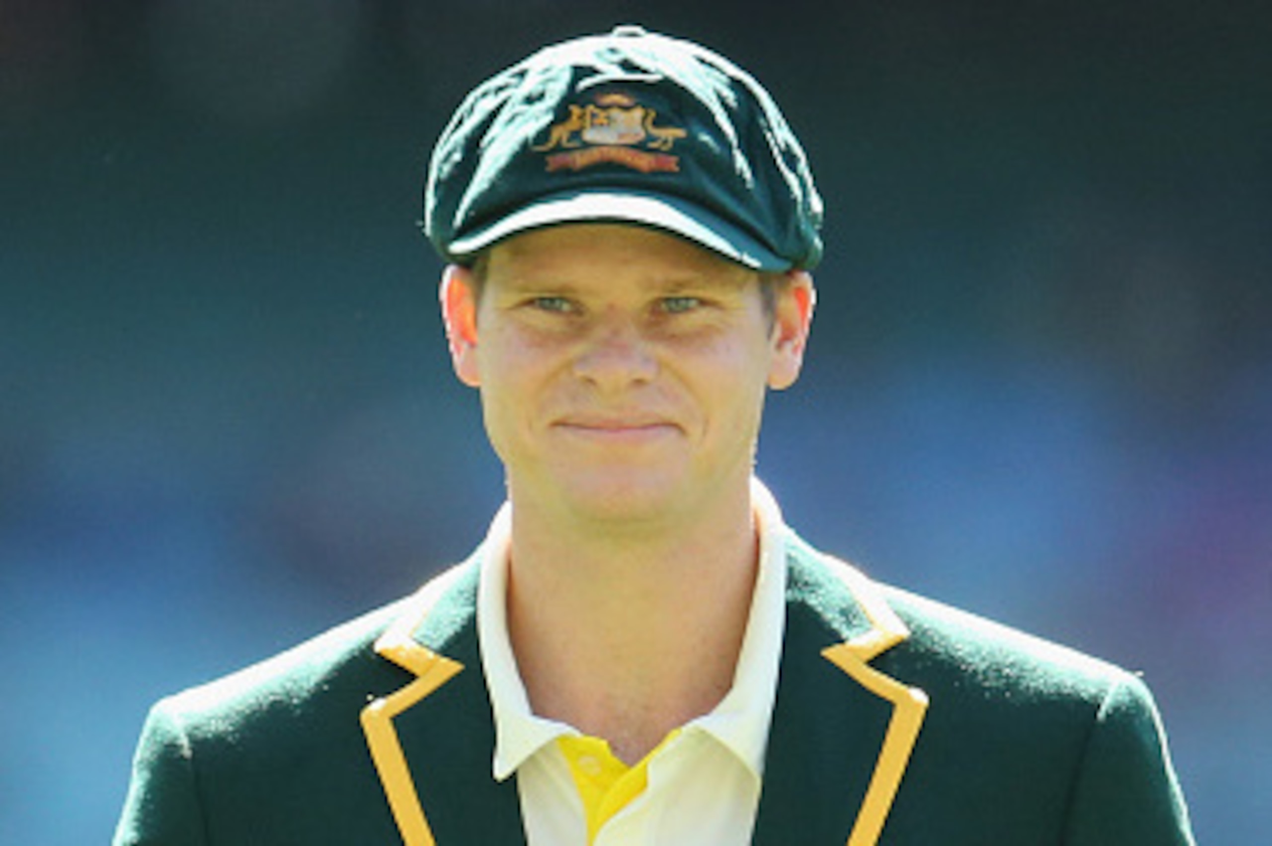 MELBOURNE, AUSTRALIA - DECEMBER 26:  Steven Smith, captain of Australia looks on after winning the toss during day one of the Third Test match between Australia and India at Melbourne Cricket Ground on December 26, 2014 in Melbourne, Australia.  (Photo by