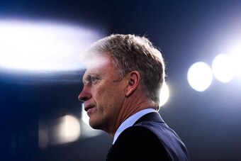 SAN SEBASTIAN, SPAIN - JANUARY 04:  Head coach David Moyes of Real Sociedad looks on during the La Liga match between Real Sociedad de Futbol and FC Barcelona at Estadio Anoeta on January 4, 2015 in San Sebastian, Spain.  (Photo by David Ramos/Getty Image