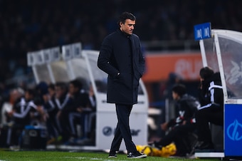 SAN SEBASTIAN, SPAIN - JANUARY 04:  Head coach Luis Enrique of FC Barcelona looks on during the La Liga match between Real Sociedad de Futbol and FC Barcelona at Estadio Anoeta on January 4, 2015 in San Sebastian, Spain.  (Photo by David Ramos/Getty Image