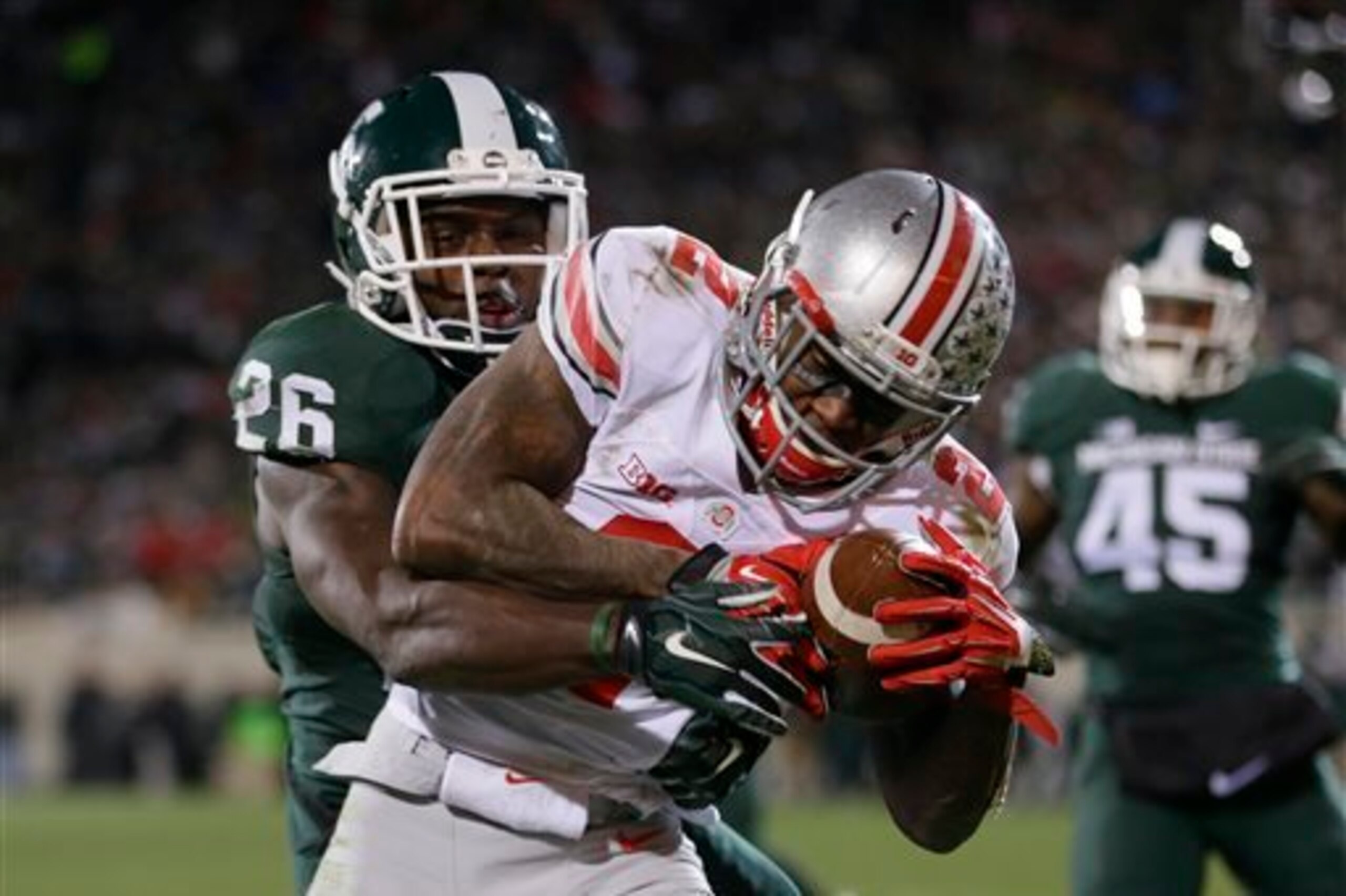 Dontre Wilson's sophomore campaign was derailed when he broke his foot against Michigan State.
