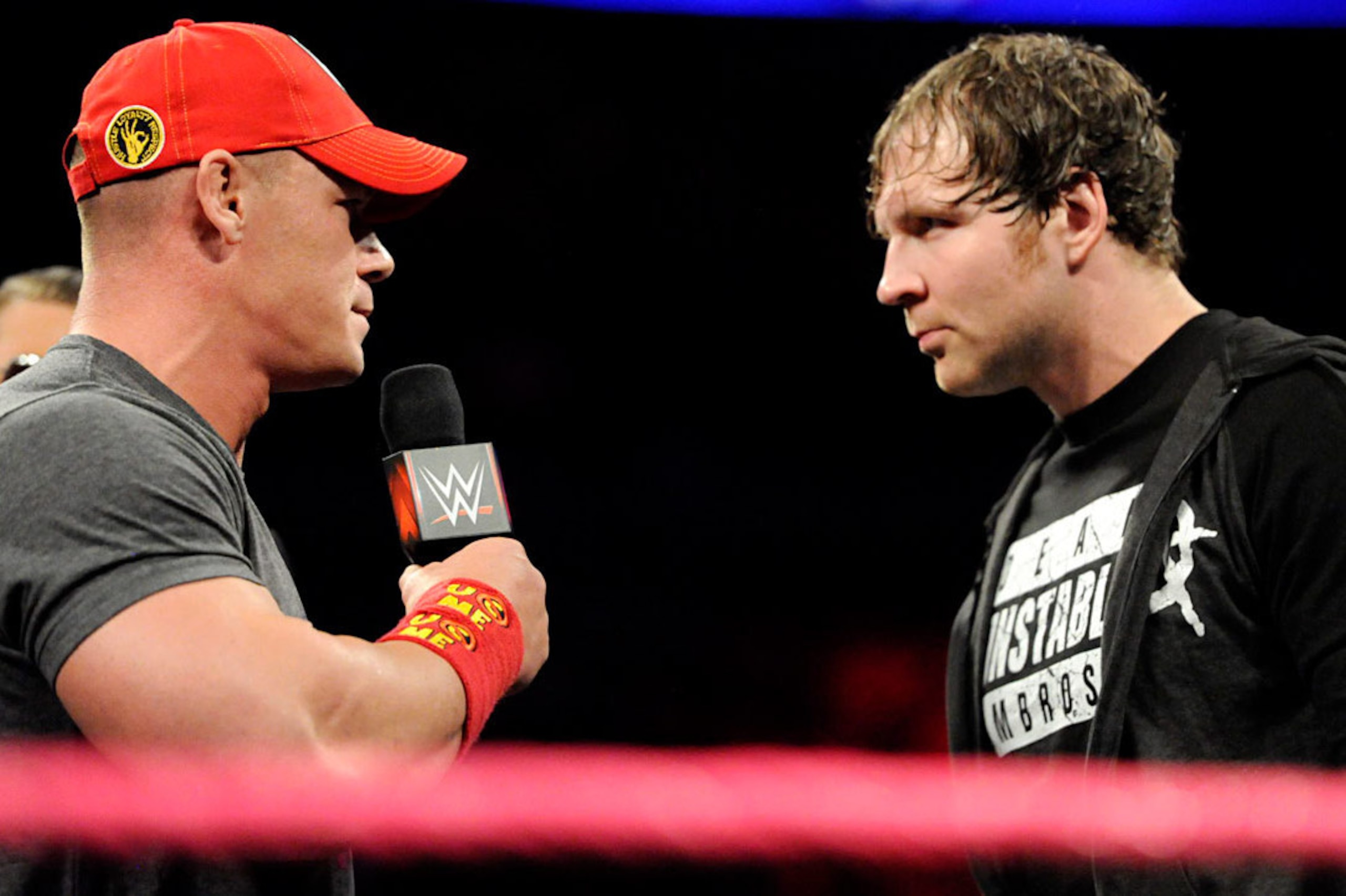 John Cena and Dean Ambrose