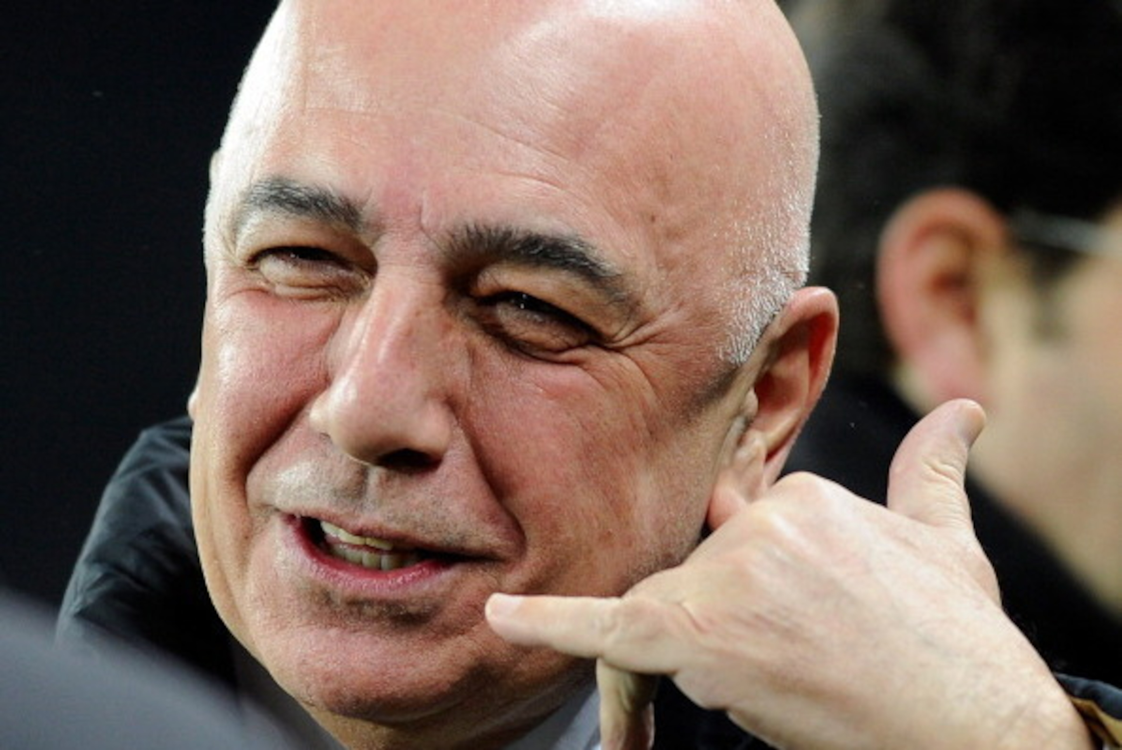 TURIN, ITALY - MARCH 05:  Adriano Galliani during the Serie A match between Juventus FC and AC Milan at Olimpico Stadium on March 5, 2011 in Turin, Italy.  (Photo by Claudio Villa/Getty Images)