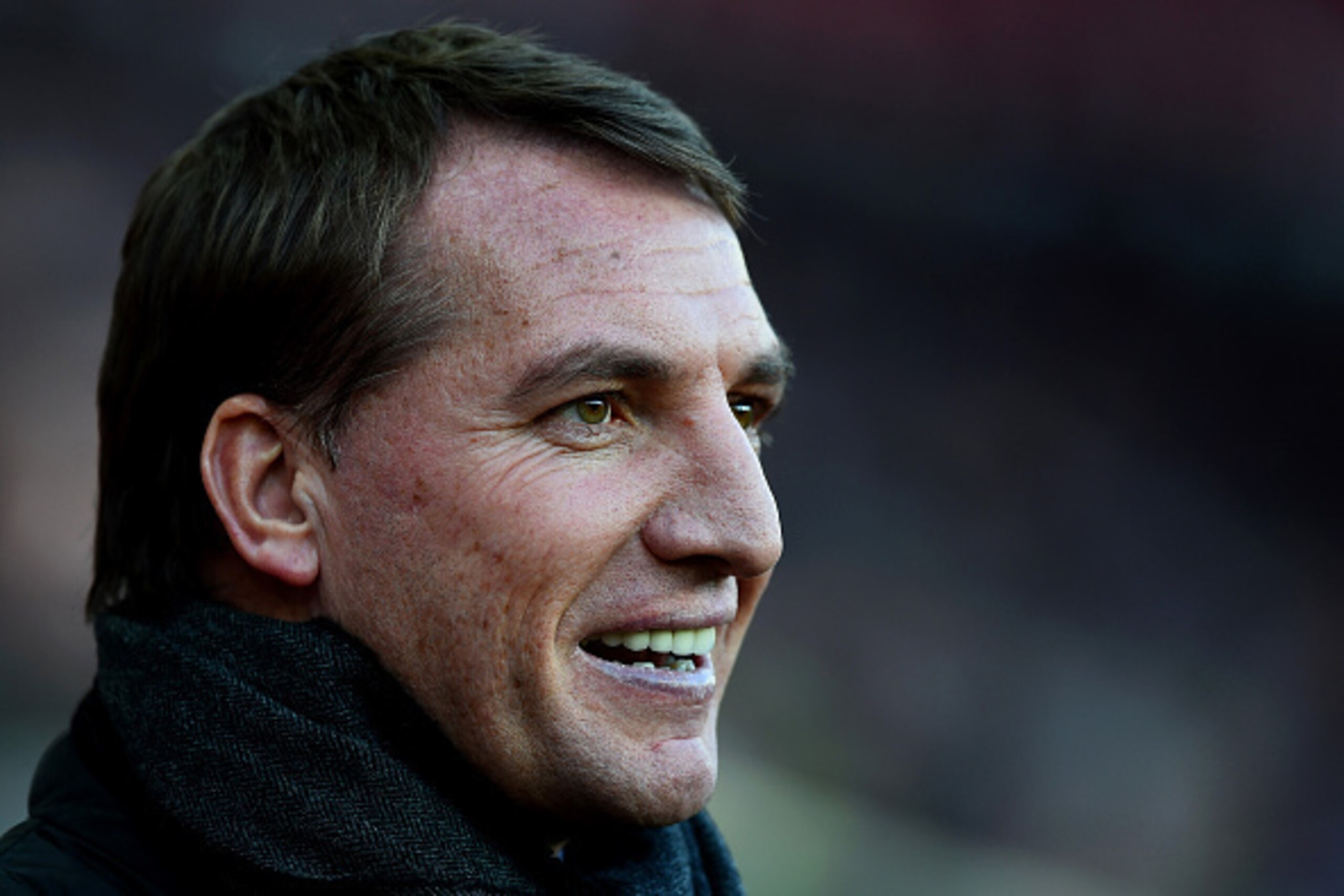 SUNDERLAND, ENGLAND - JANUARY 10: Brendan Rodgers, manager of Liverpool smiles before the Barclays Premier League match between Sunderland and Liverpool at Stadium of Light on January 10, 2015 in Sunderland, England. (Photo by Laurence Griffiths/Getty I SUNDERLAND, ENGLAND - JANUARY 10: Brendan Rodgers, manager of Liverpool smiles before the Barclays Premier League match between Sunderland and Liverpool at Stadium of Light on January 10, 2015 in Sunderland, England. (Photo by Laurence Griffiths/Getty I