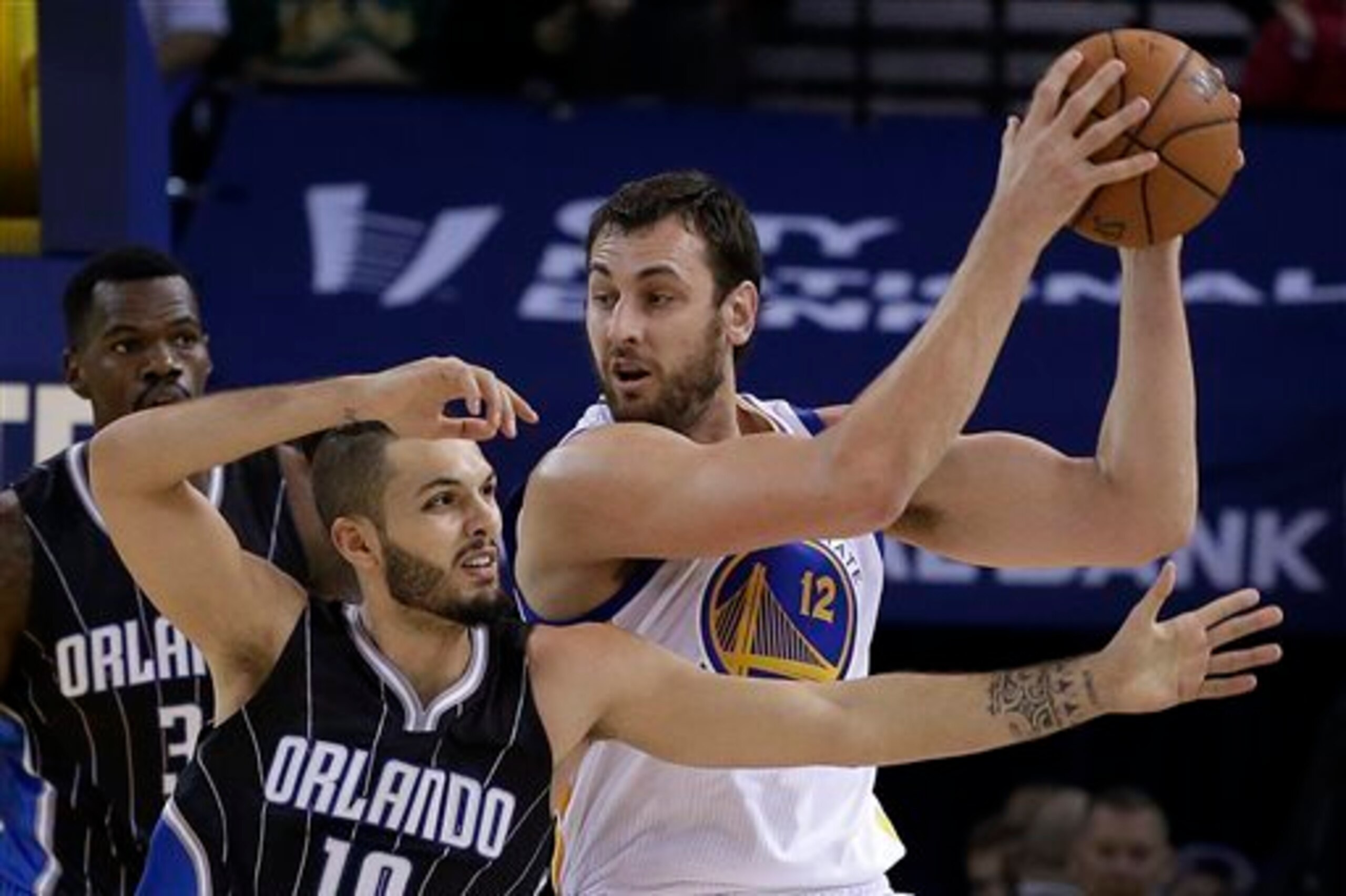 A healthy Andrew Bogut is bad news for the NBA.