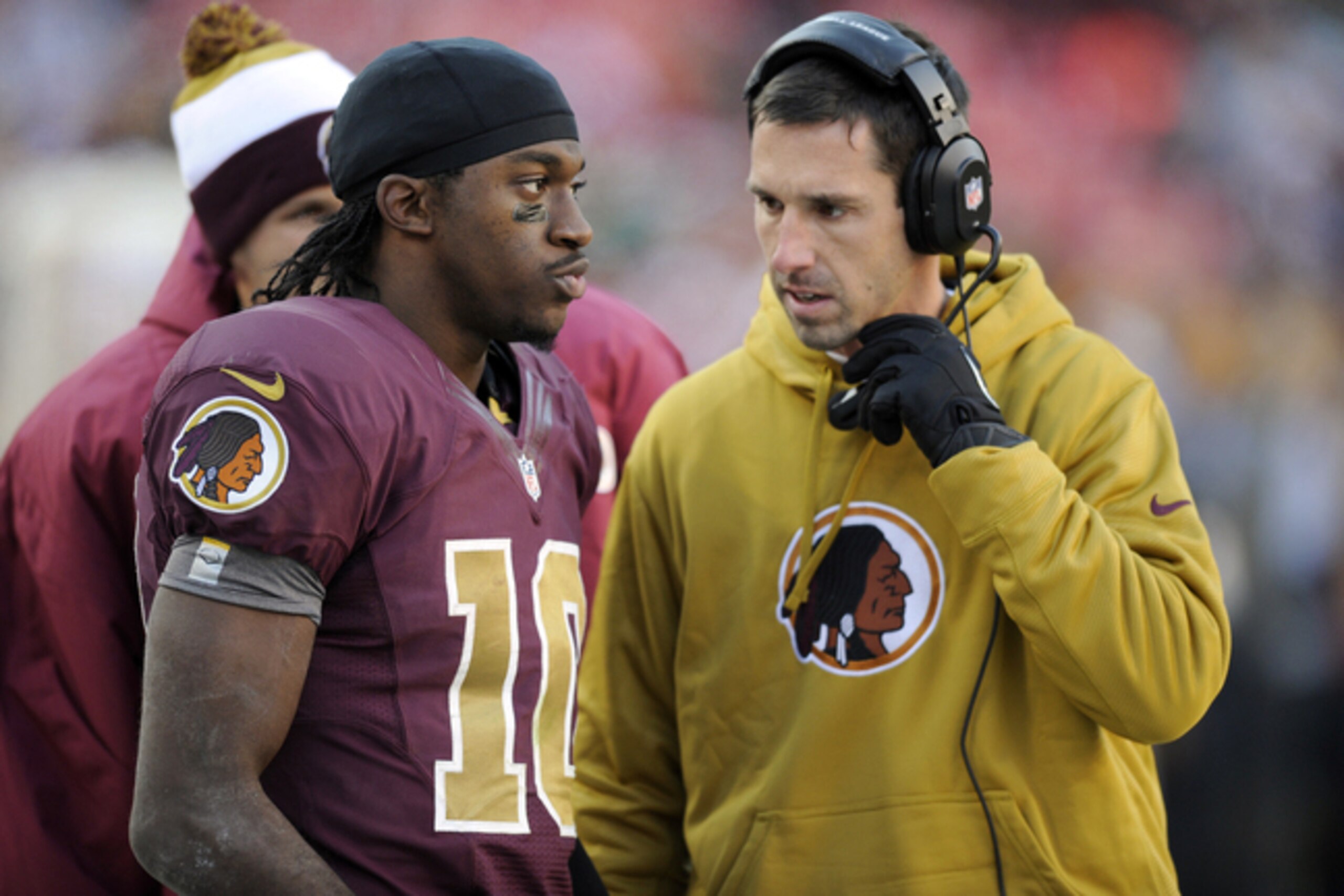 It's hard to spot the differences between Griffin's relationship with Shanahan and the one he now shares with Gruden