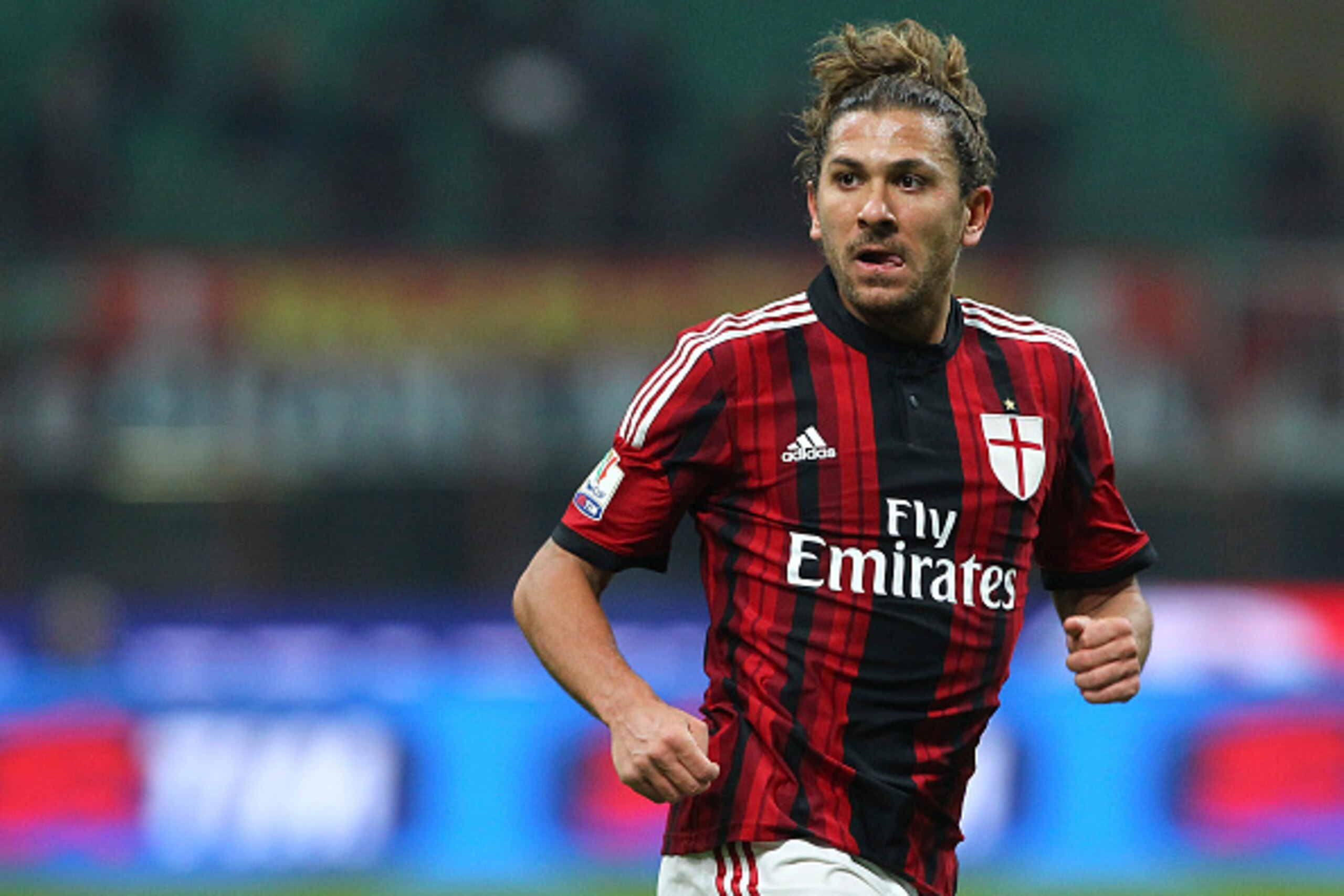 MILAN, ITALY - JANUARY 13:  Alessio Cerci of AC Milan looks on during the TIM Cup match between AC Milan and US Sassuolo Calcio at Stadio Giuseppe Meazza on January 13, 2015 in Milan, Italy.  (Photo by Marco Luzzani/Getty Images)