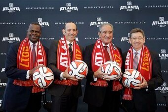 The announcement of an MLS franchise in Atlanta to begin in the 2017 season.