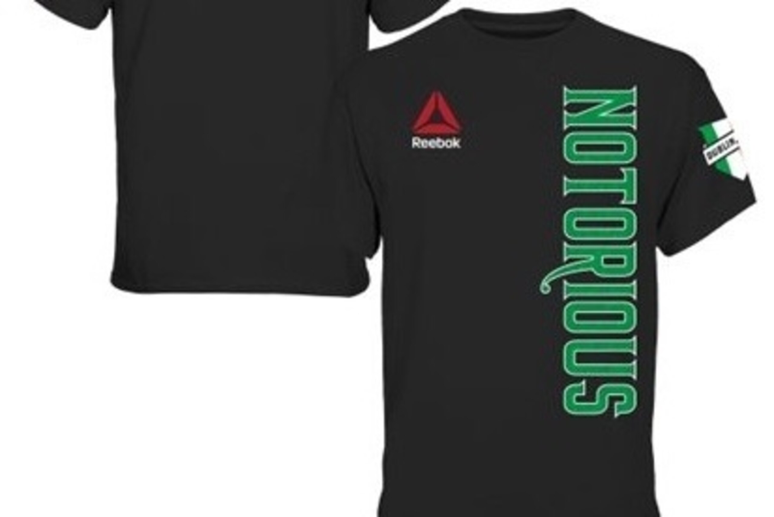 One of McGregor's new Reebok shirts One of McGregor's new Reebok shirts