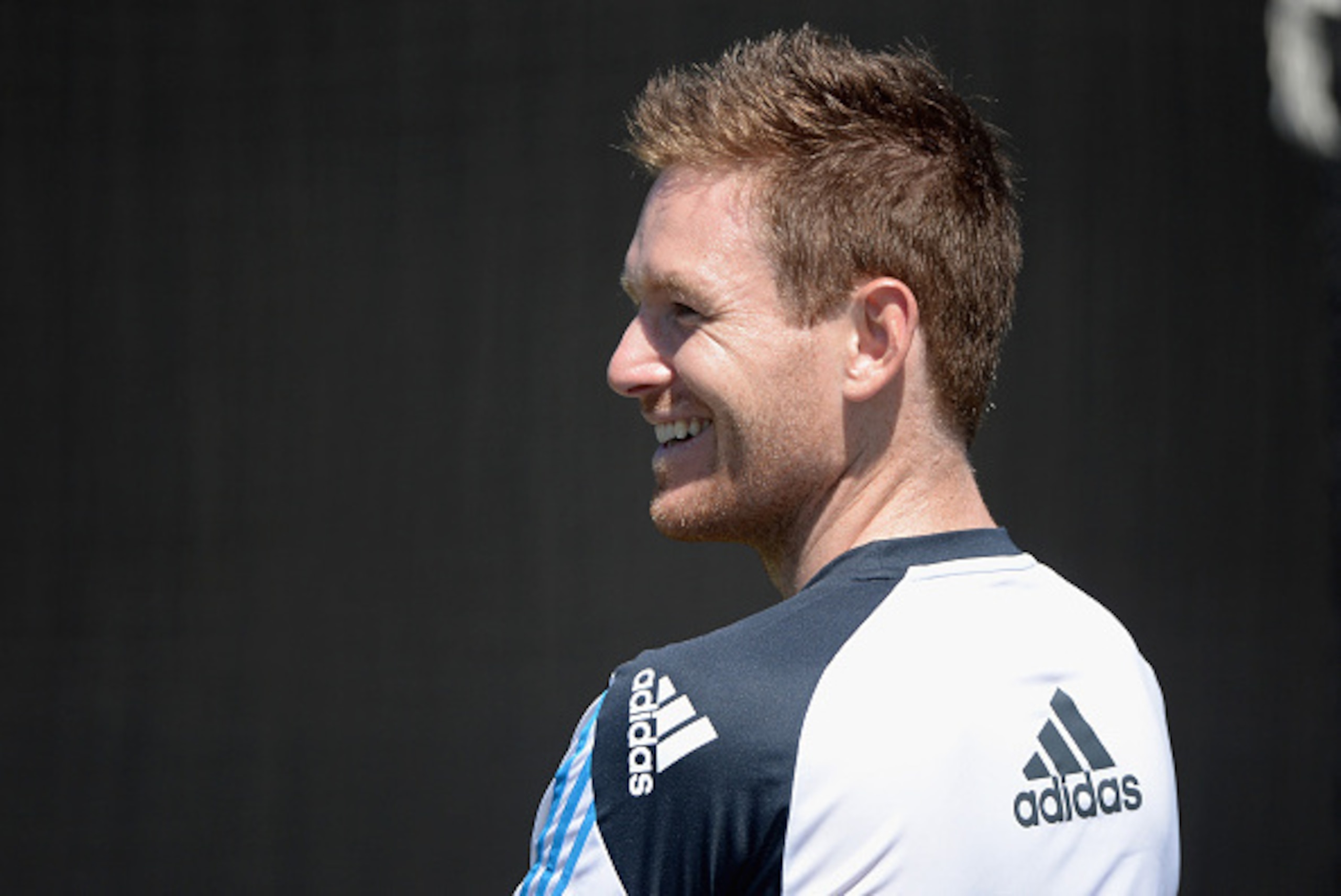 SYDNEY, AUSTRALIA - JANUARY 15:  England captain Eoin Morgan waits to bat during a nets session at the Sydney Cricket Ground on January 15, 2015 in Sydney, Australia.  (Photo by Gareth Copley/Getty Images)