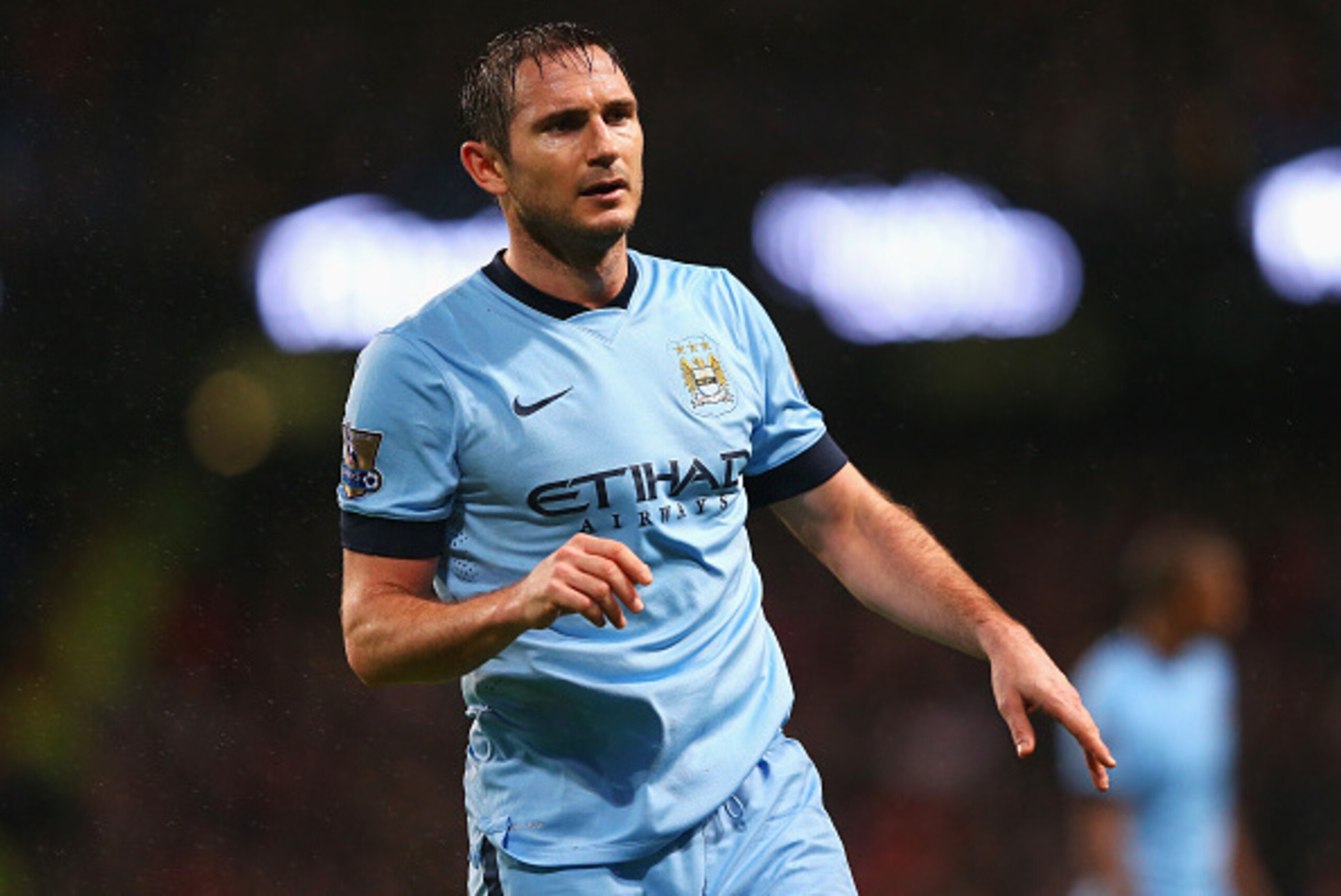 MANCHESTER, ENGLAND - JANUARY 01:  Frank Lampard of Manchester City looks on during the Barclays Premier League match between Manchester City and Sunderland at Etihad Stadium on January 1, 2015 in Manchester, England.  (Photo by Alex Livesey/Getty Images)