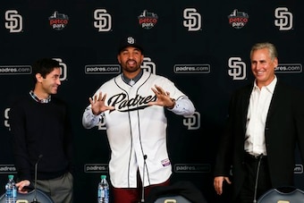 Former face of the franchise for the Dodgers, Matt Kemp is now with the rival San Diego Padres.