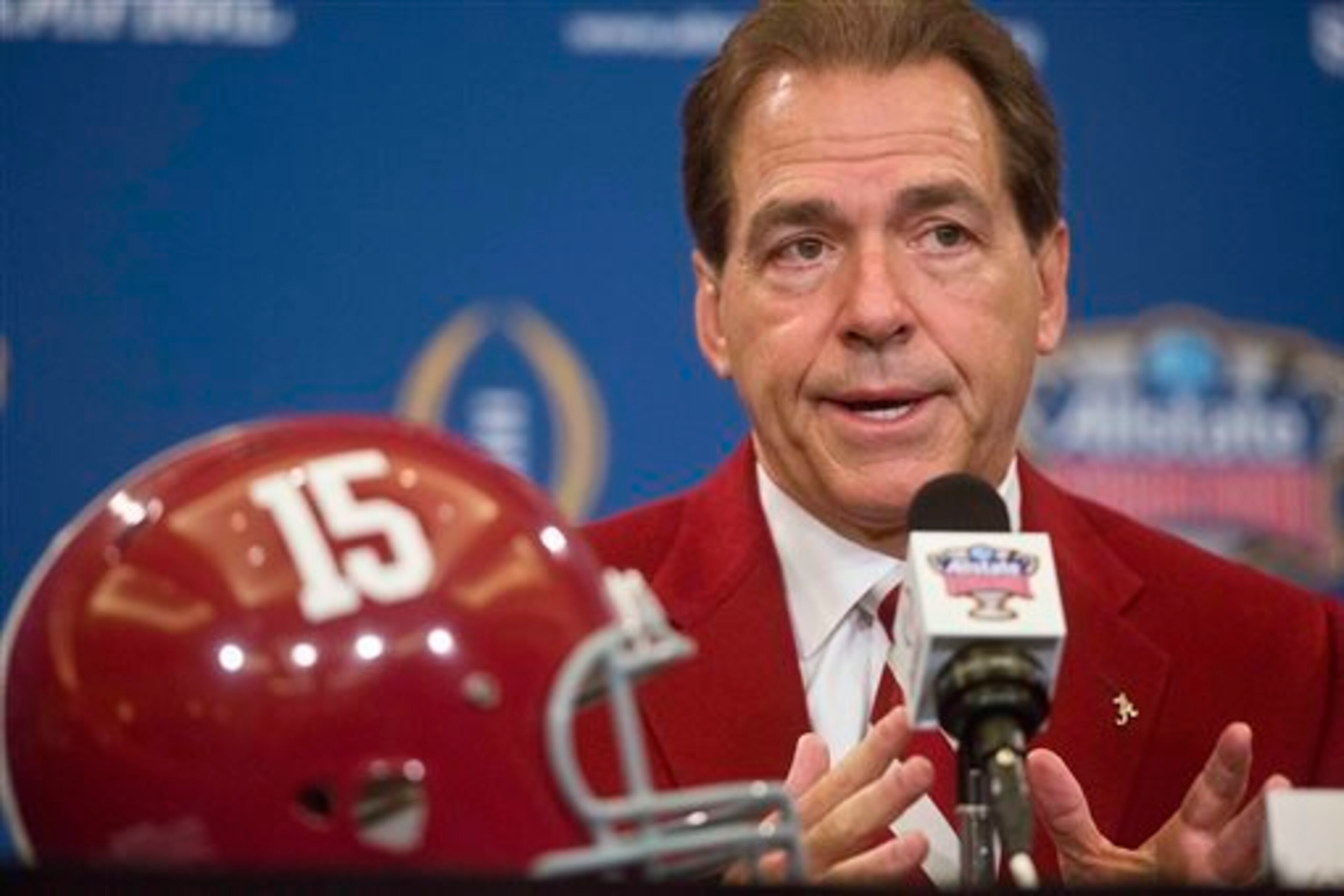 Alabama head coach Nick Saban