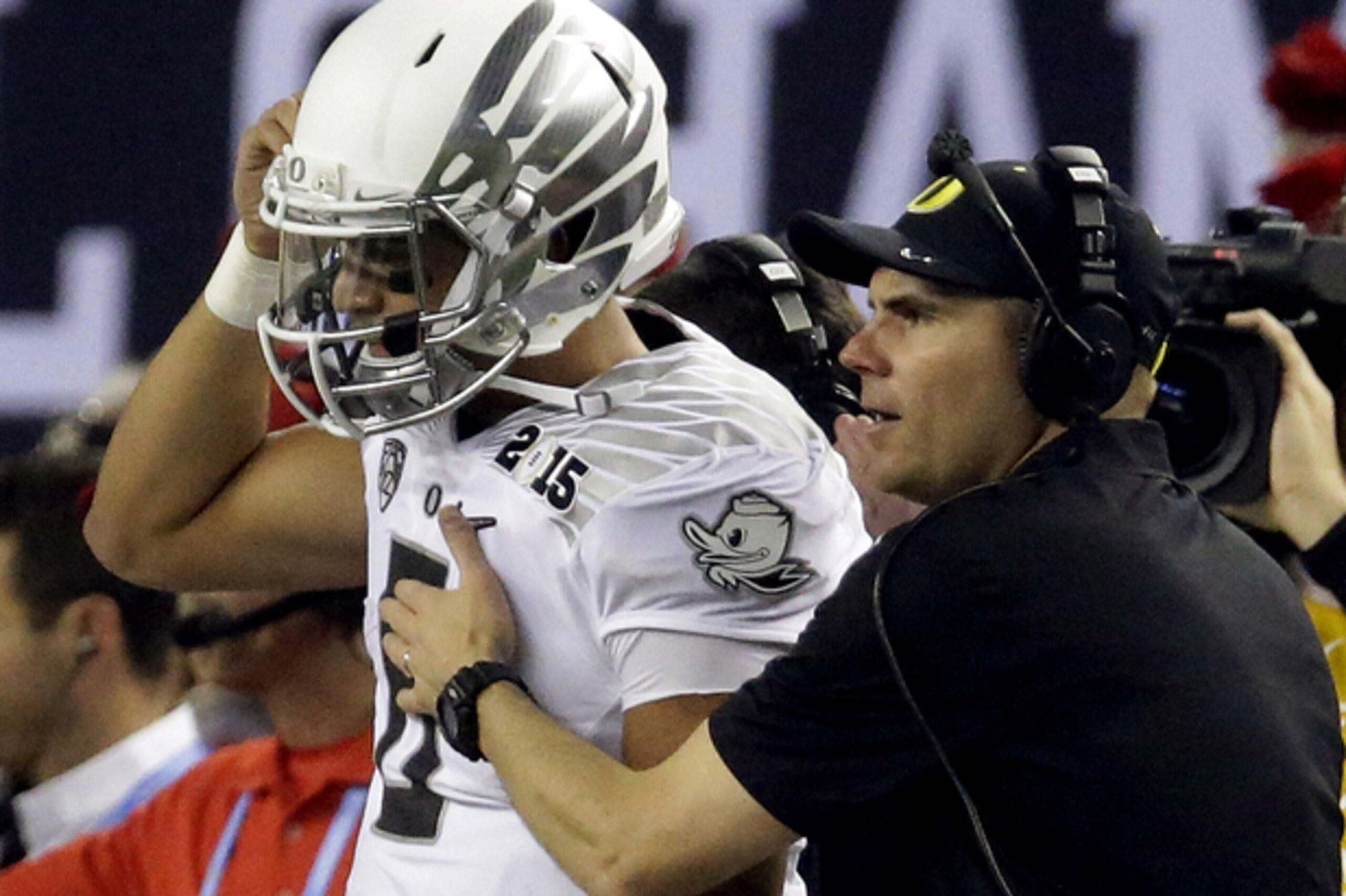 "I love you guys. I love this team." -Mark Helfrich
