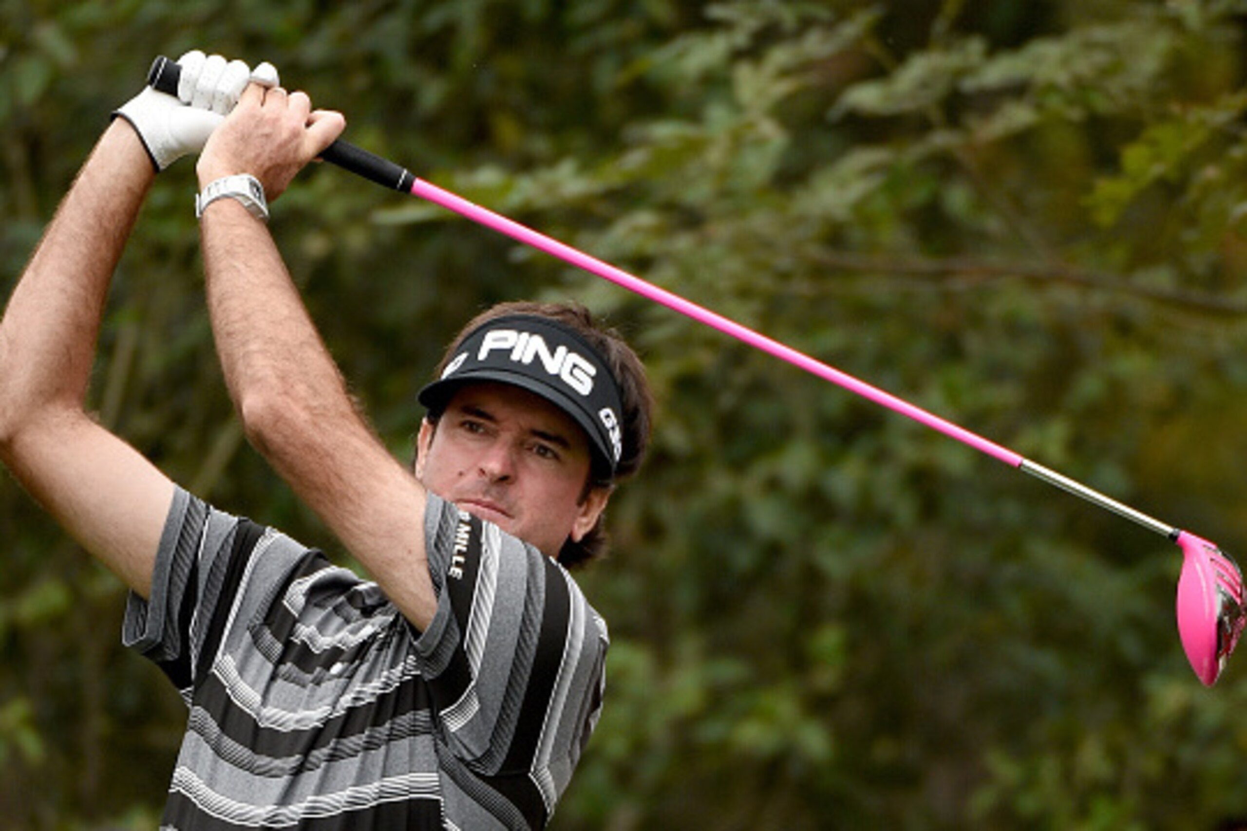SHANGHAI, CHINA - NOVEMBER 09:  Bubba Watson of the USA in action during the final round of the WGC - HSBC Champions at the Sheshan International Golf Club on November 9, 2014 in Shanghai, China.  (Photo by Ross Kinnaird/Getty Images)