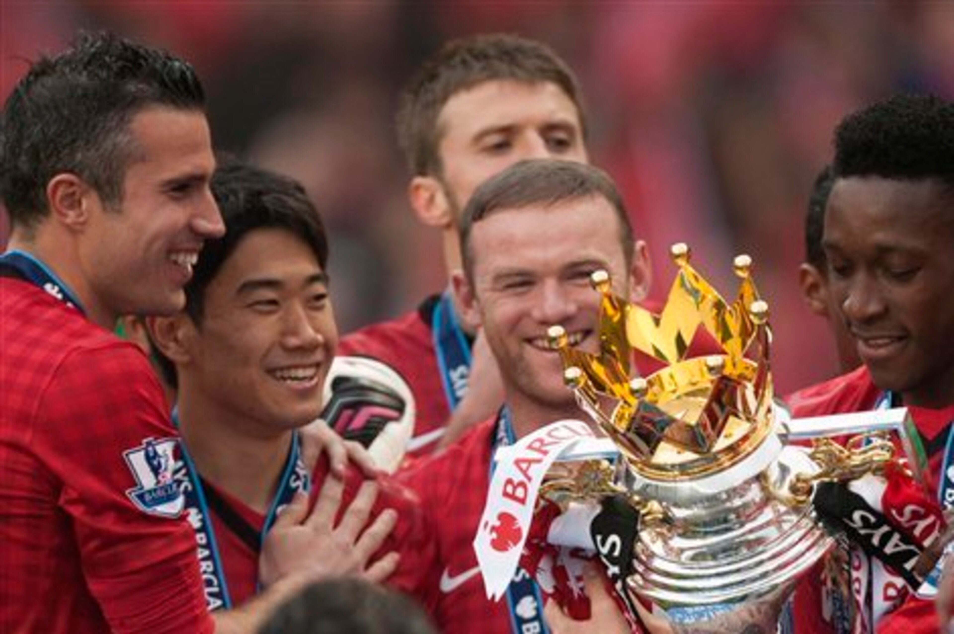 Van Persie was brought in to help United win the 2012/13 title.