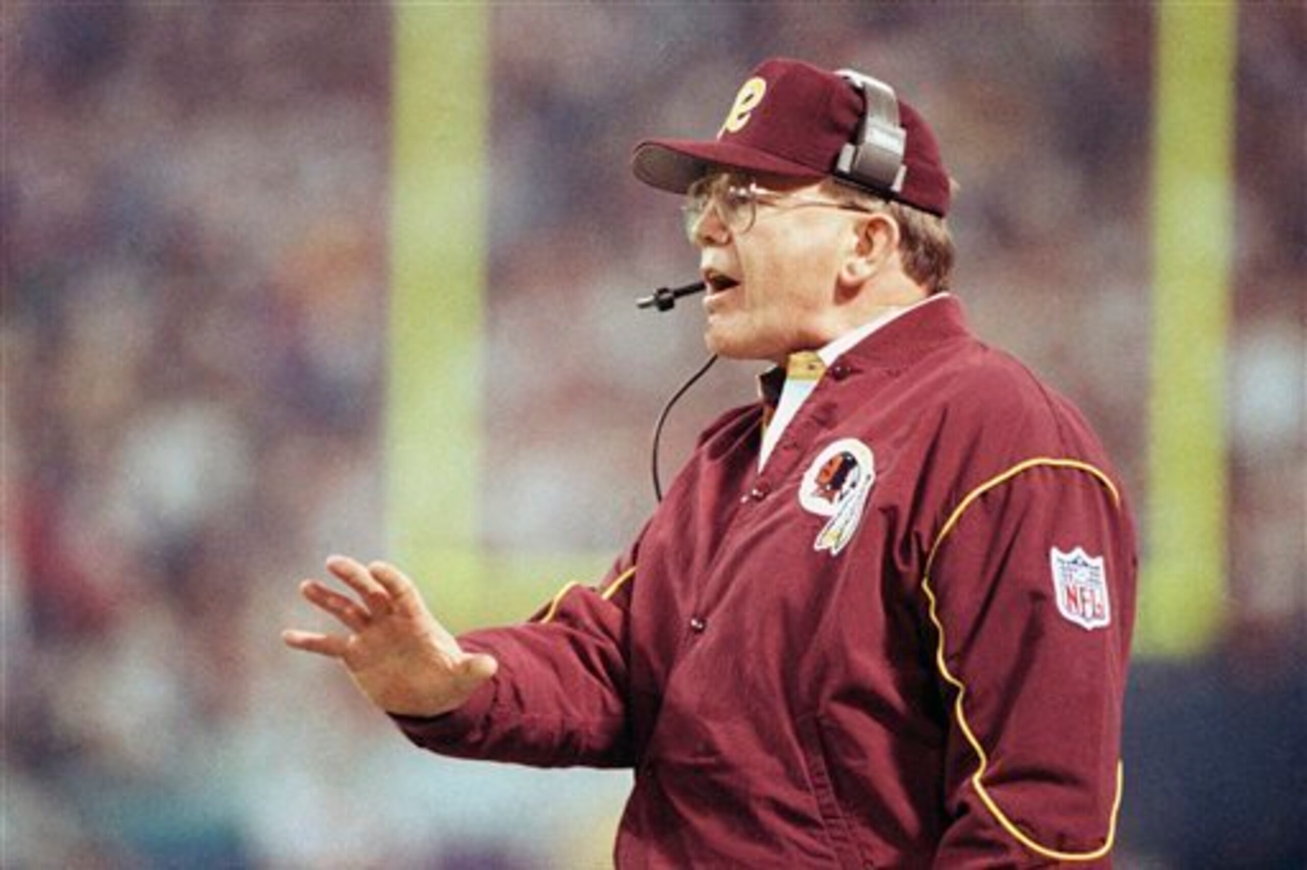 Gibbs made power running a feature of Washington's offense.