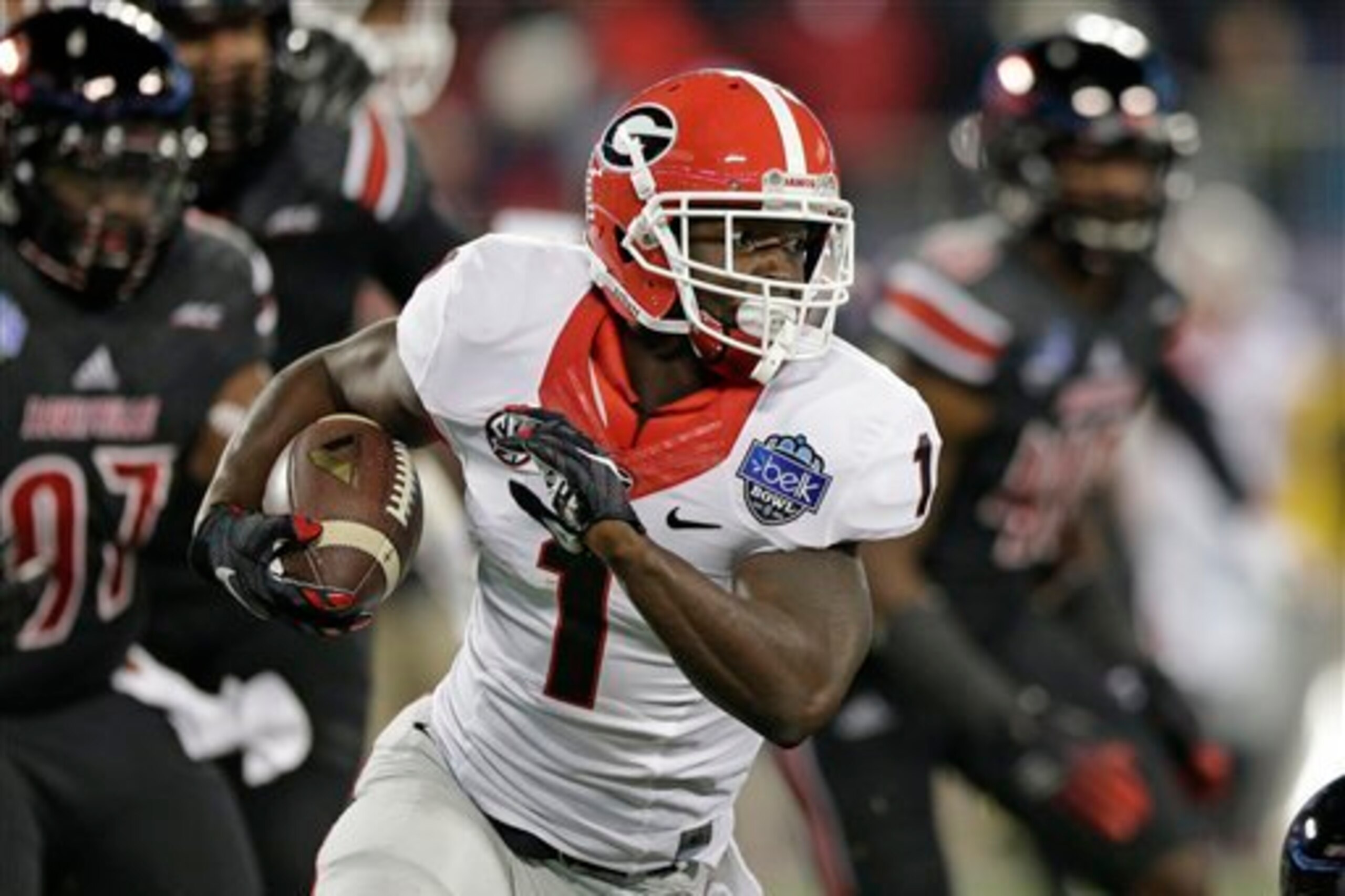 Georgia ran away from Louisville in the Belk Bowl.