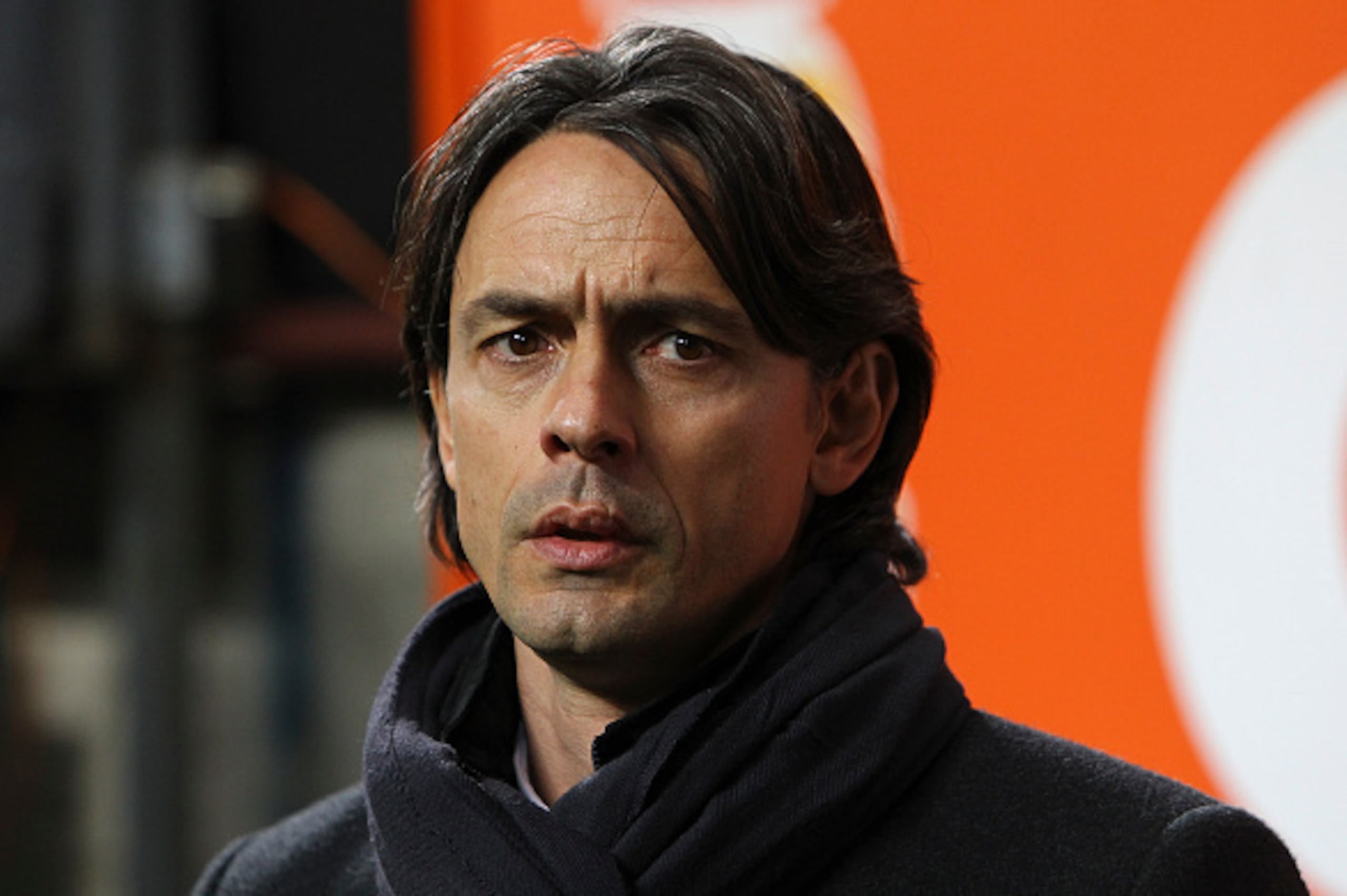 MILAN, ITALY - JANUARY 13: AC Milan coach Filippo Inzaghi looks on before the TIM Cup match between AC Milan and US Sassuolo Calcio at Stadio Giuseppe Meazza on January 13, 2015 in Milan, Italy. (Photo by Marco Luzzani/Getty Images) MILAN, ITALY - JANUARY 13: AC Milan coach Filippo Inzaghi looks on before the TIM Cup match between AC Milan and US Sassuolo Calcio at Stadio Giuseppe Meazza on January 13, 2015 in Milan, Italy. (Photo by Marco Luzzani/Getty Images)