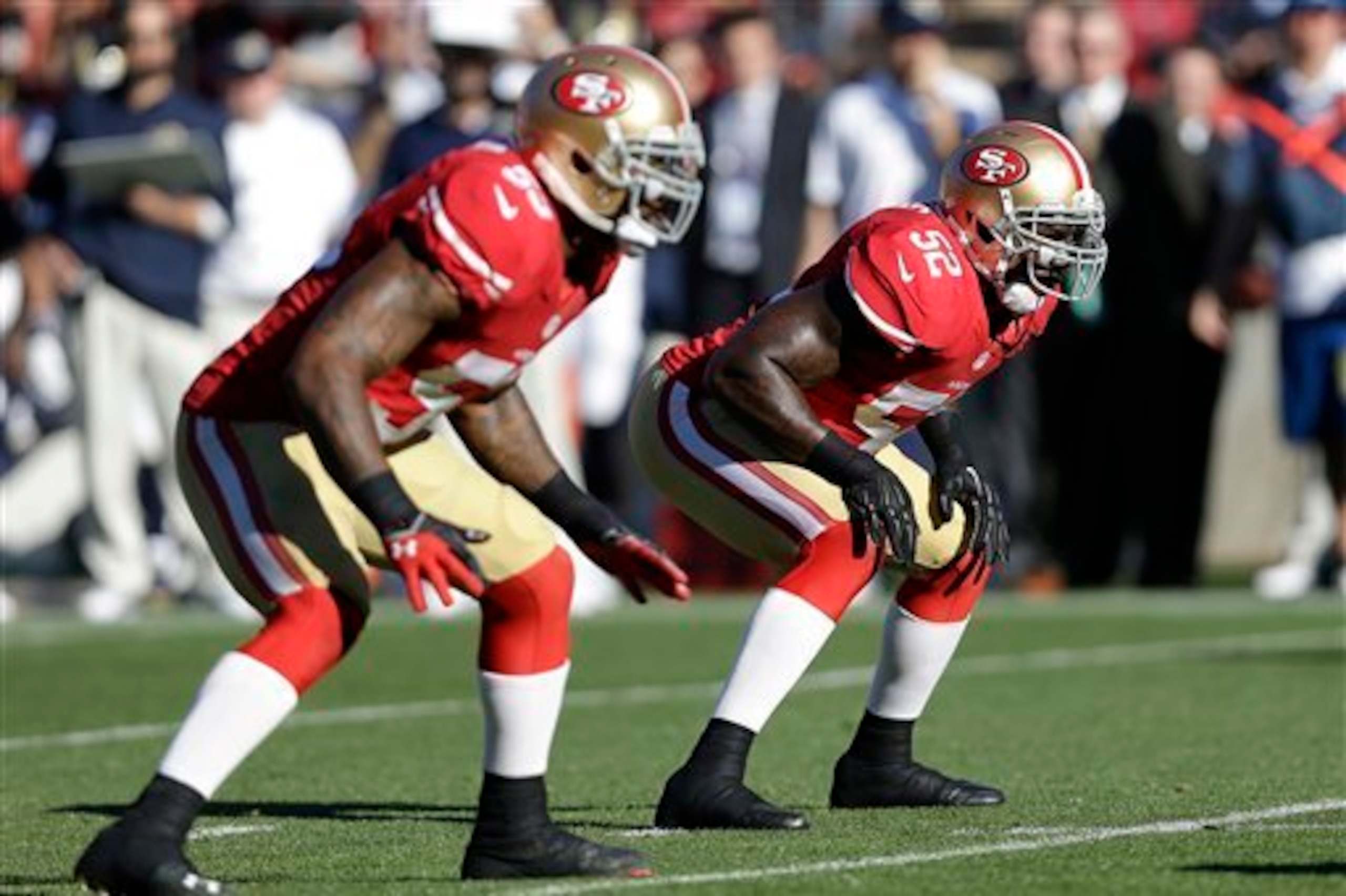 Having two linebackers like Bowman and Willis makes life easy for any coach.