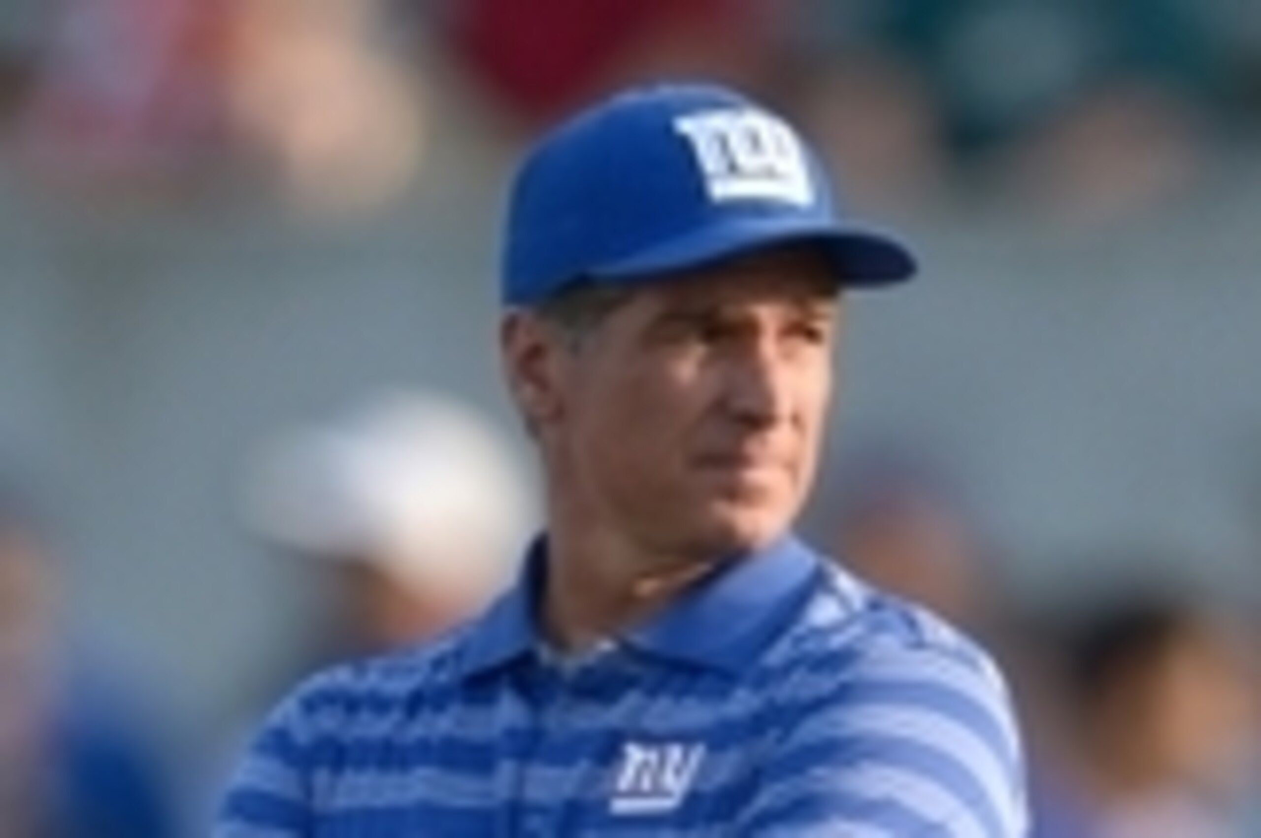 Aug 3, 2014; Canton, OH, USA; New York Giants special teams coordinator Tom Quinn during the 2014 Hall of Fame game against the Buffalo Bills at Fawcett Stadium. Mandatory Credit: Kirby Lee-USA TODAY Sports