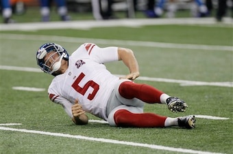 Steve Weatherford tried to gut out a severe ankle injury all season.