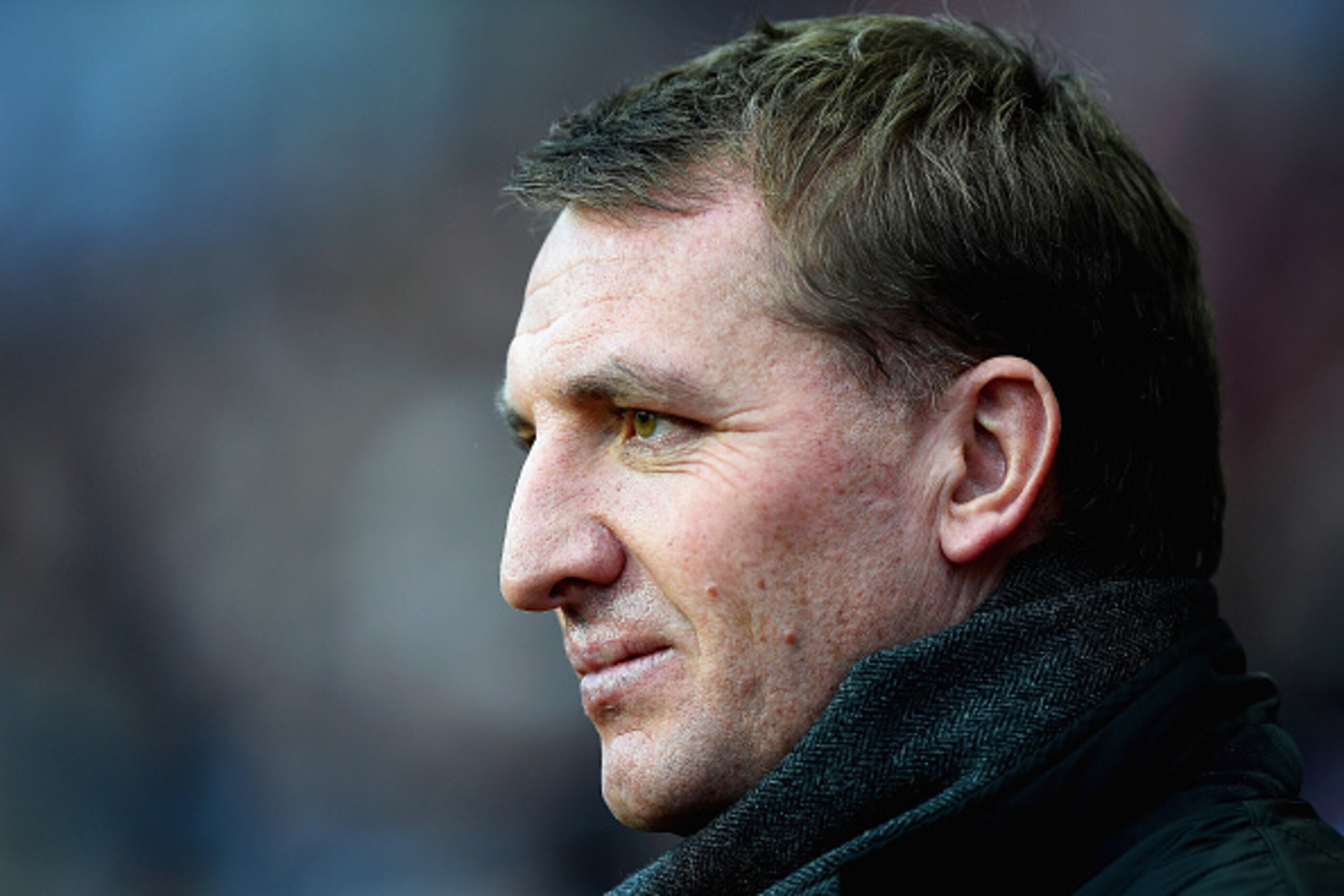 BIRMINGHAM, ENGLAND - JANUARY 17:  Brendan Rodgers, Manager of Liverpool looks on during the Barclays Premier League match between Aston Villa and Liverpool at Villa Park on January 17, 2015 in Birmingham, England.  (Photo by Laurence Griffiths/Getty Imag