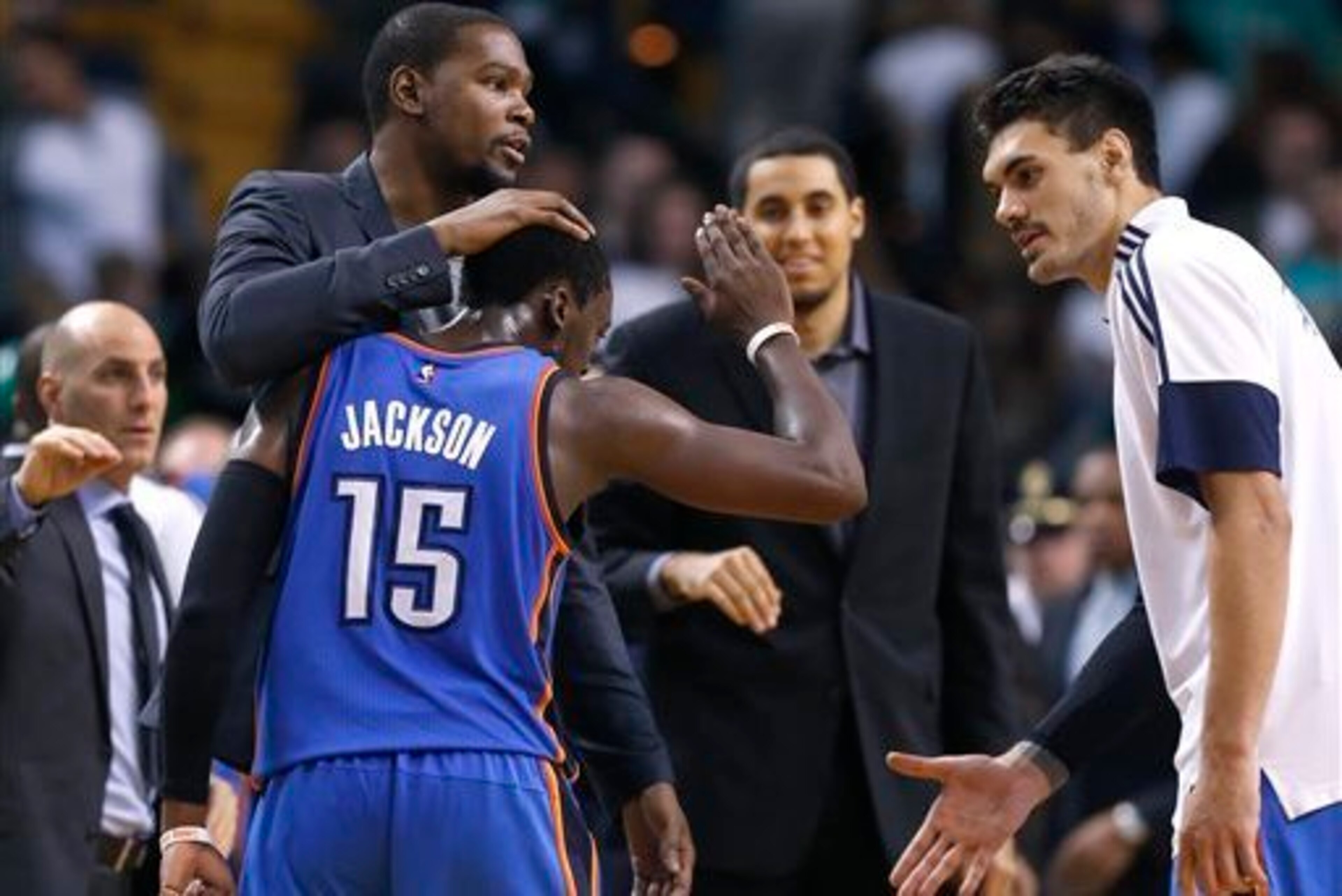 Scott Brooks: "The leadership of Kevin and Russell has really improved over the years."