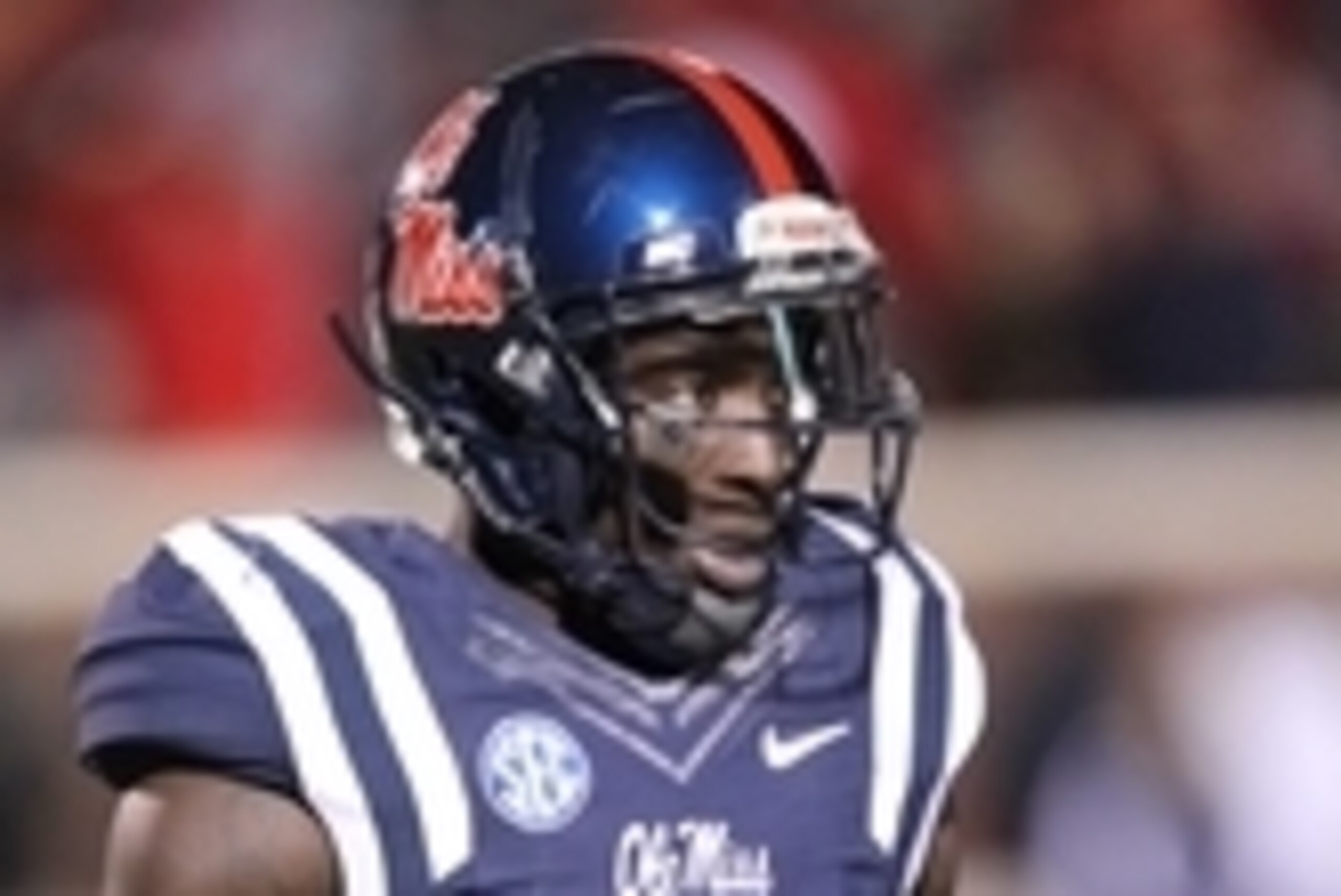 Nov 1, 2014; Oxford, MS, USA; Ole Miss Rebels defensive back Senquez Golson (21) during the game against the Auburn Tigers at Vaught-Hemingway Stadium. Auburn defeated Ole Miss 35-31. Mandatory Credit: Nelson Chenault-USA TODAY Sports
