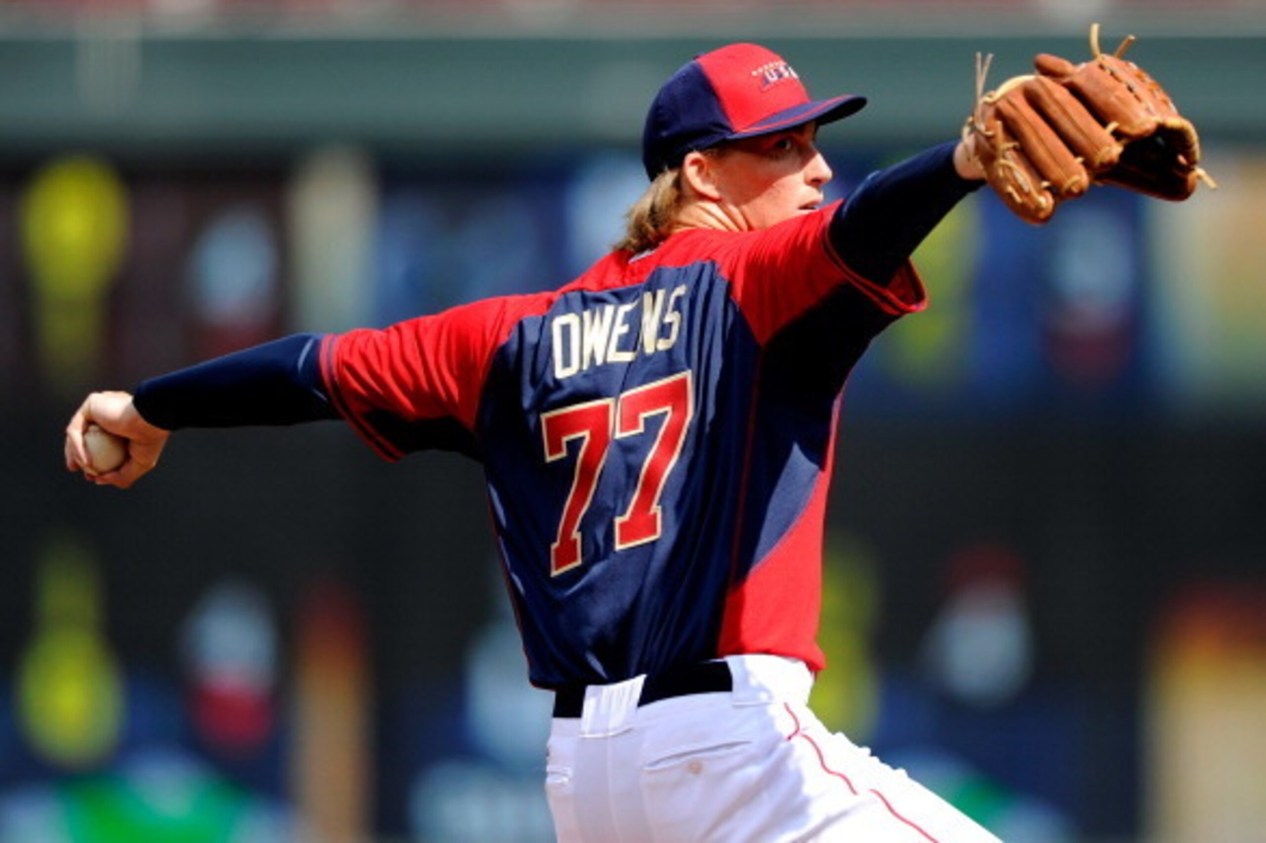 MINNEAPOLIS, MN - JULY 13:  Henry Owens of the U.S. Team pitches against the World Team during the SiriusXM All-Star Futures Game at Target Field on July 13, 2014 in Minneapolis, Minnesota.  (Photo by Hannah Foslien/Getty Images)