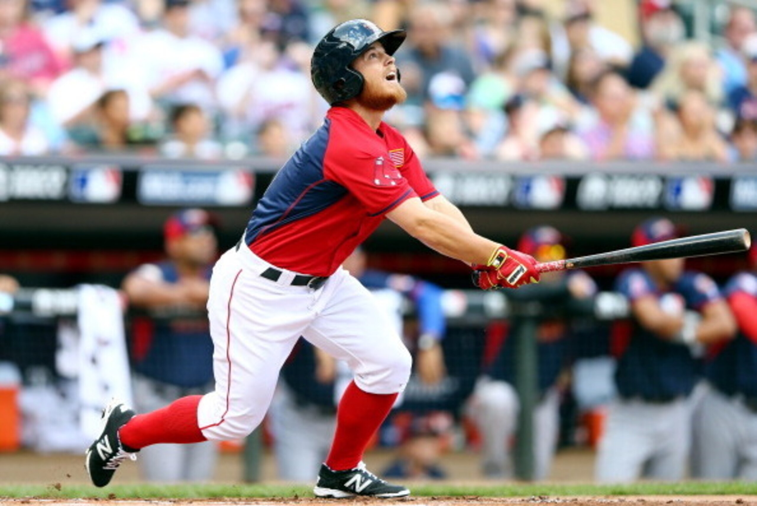 MINNEAPOLIS, MN - JULY 13:  Sean Coyle of the U.S. Team during the SiriusXM All-Star Futures Game at Target Field on July 13, 2014 in Minneapolis, Minnesota.  (Photo by Elsa/Getty Images)