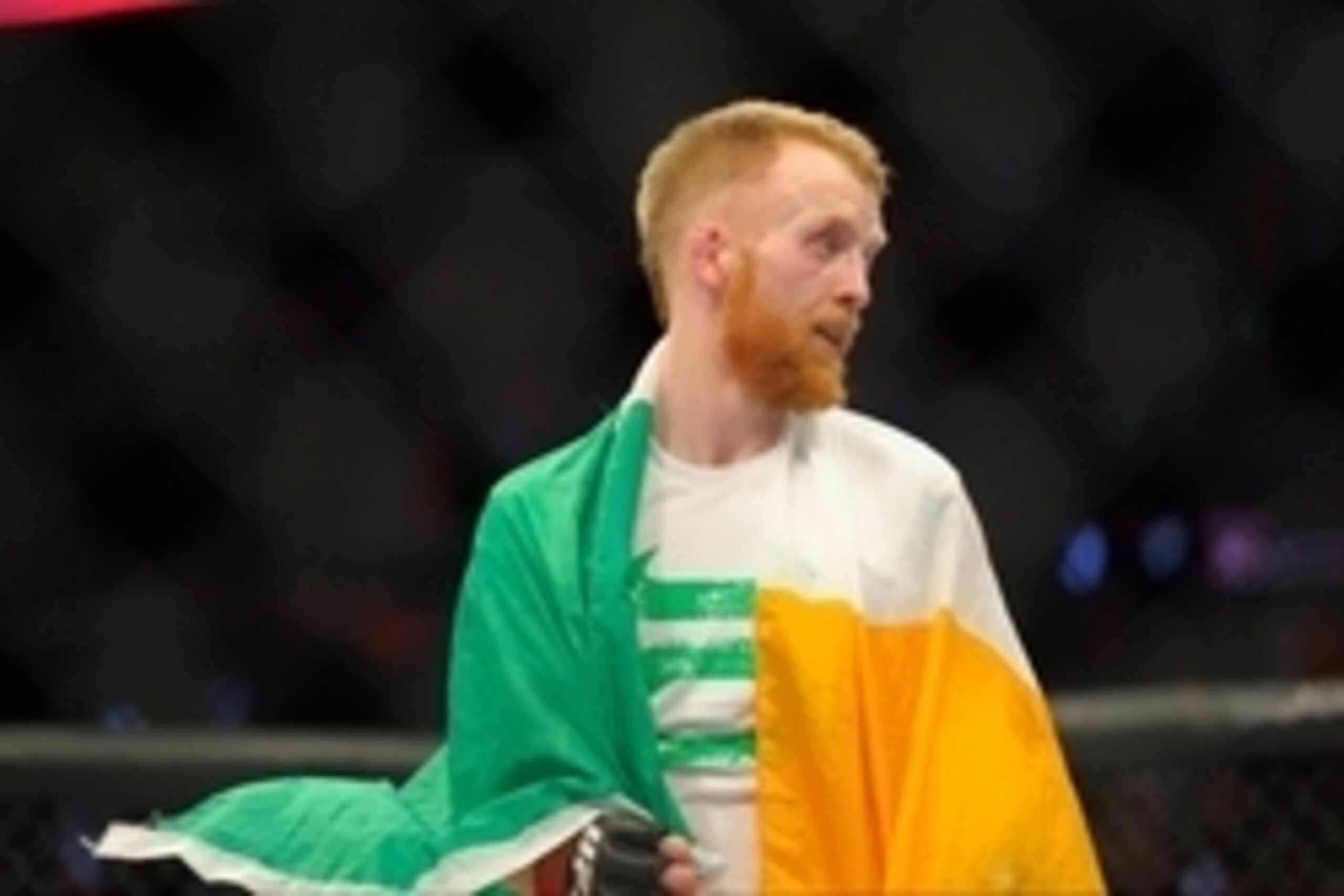 Jan 18, 2015; Boston, MA, USA; Paddy Holohan after beating Shane Howell (not pictured) during a flyweight bout at UFC Fight Night at TD Garden. Mandatory Credit: Bob DeChiara-USA TODAY Sports