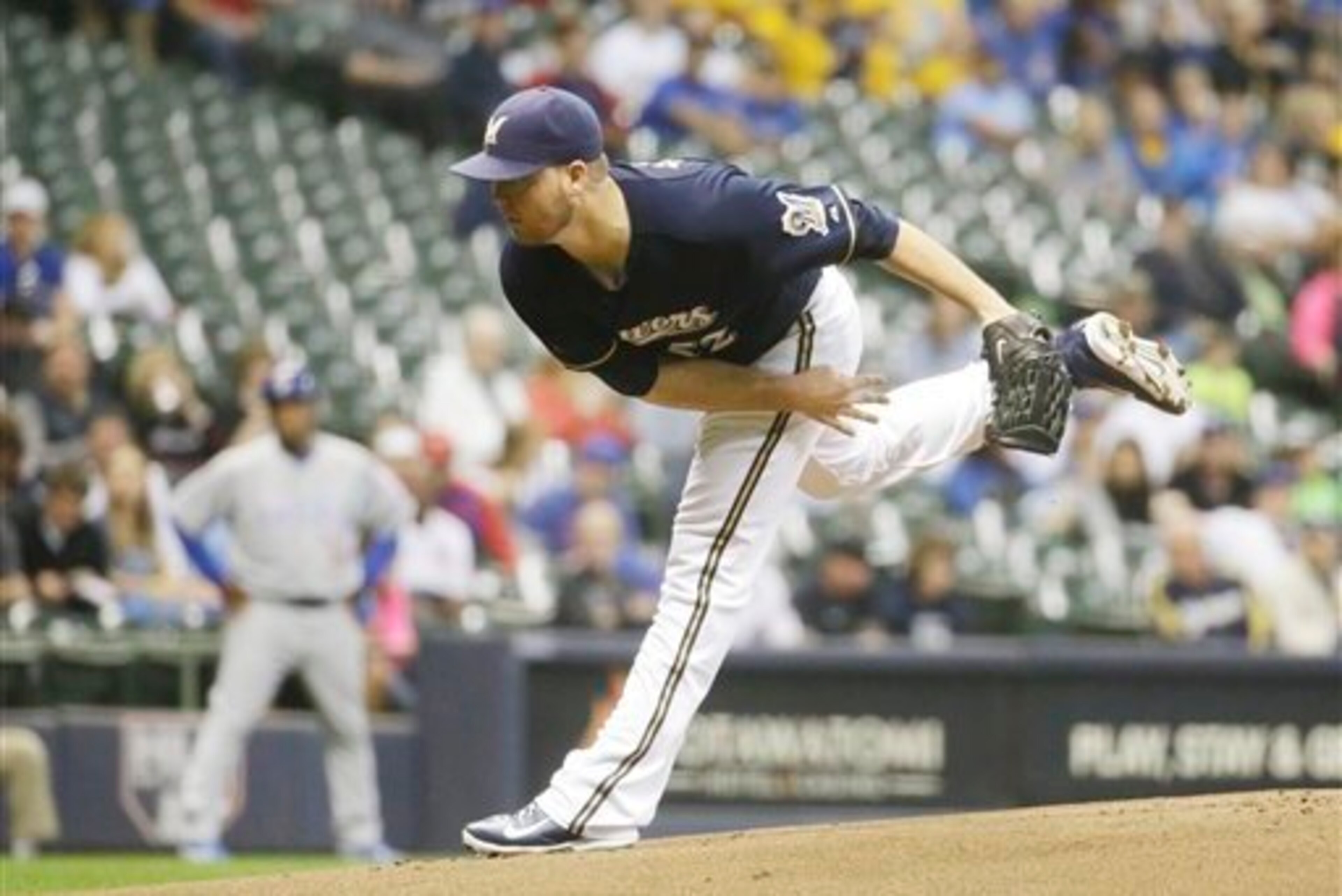 With Yovani Gallardo out of the picture, Jimmy Nelson should have a rotation spot in Milwaukee.