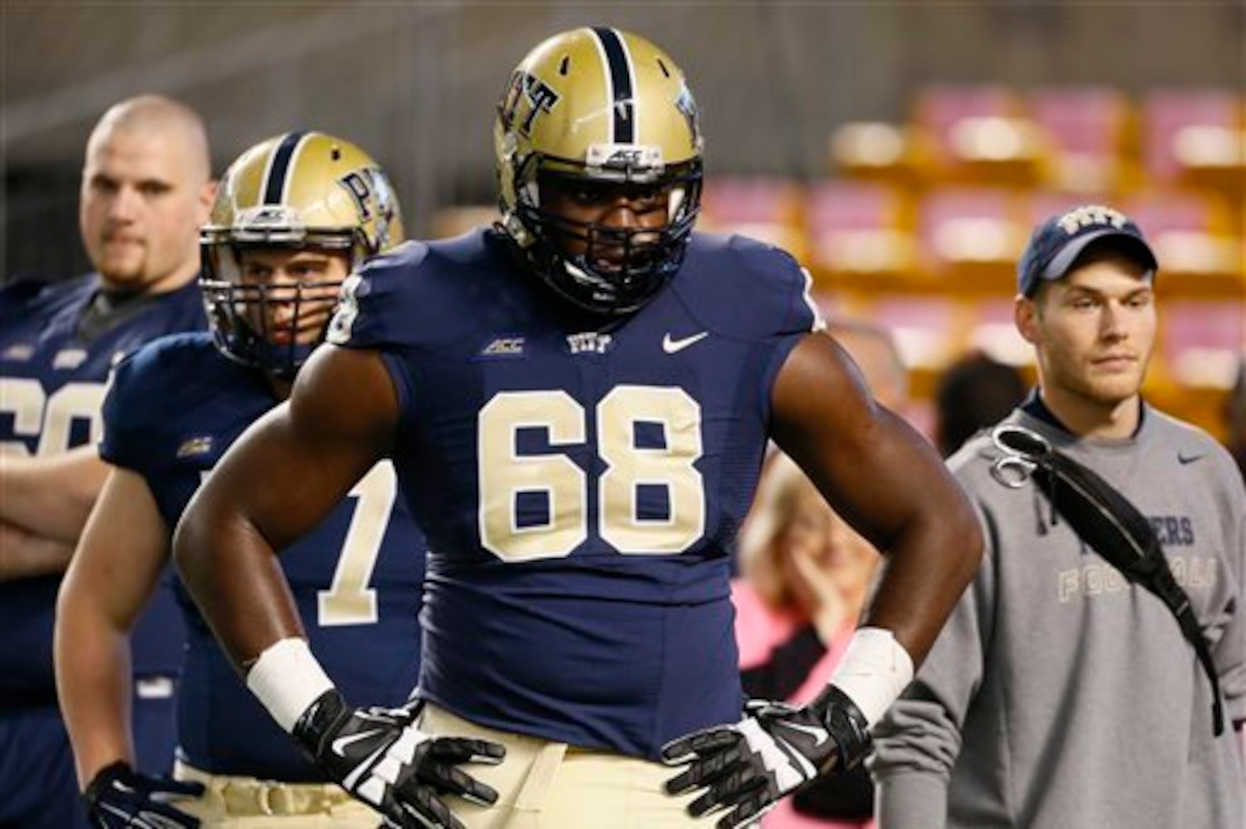 Pitt's T.J. Clemmings would be the perfect right tackle for the Bucs, but will he make it out of the first round?