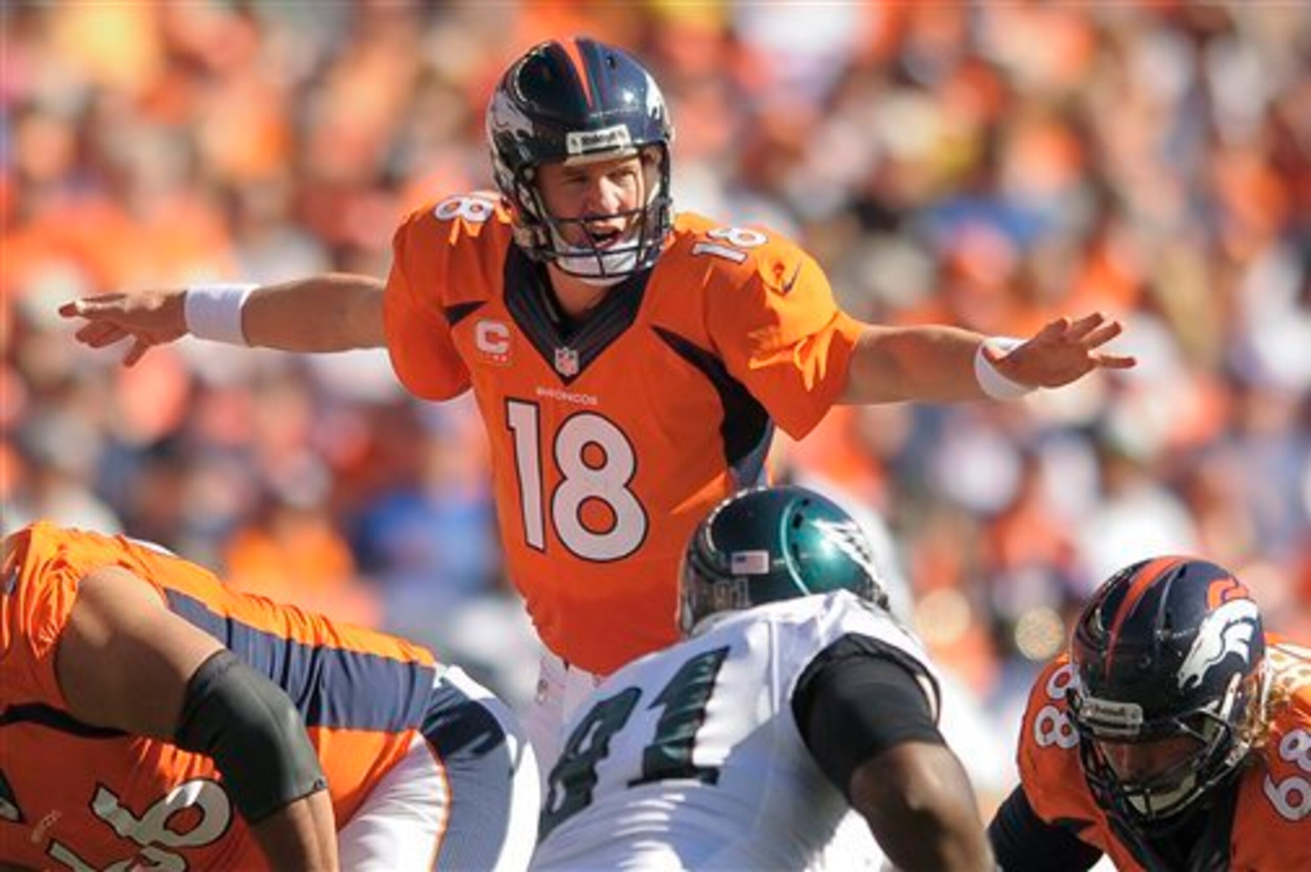 Peyton Manning's autonomy at the line of scrimmage will be area of compromise for Gary Kubiak. Peyton Manning's autonomy at the line of scrimmage will be area of compromise for Gary Kubiak.