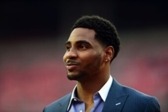 Sep 6, 2014; Columbus, OH, USA; Ohio State Buckeyes quarterback Braxton Miller (5) prior to the game against the Virginia Tech Hokies at Ohio Stadium. Mandatory Credit: Andrew Weber-USA TODAY Sports
