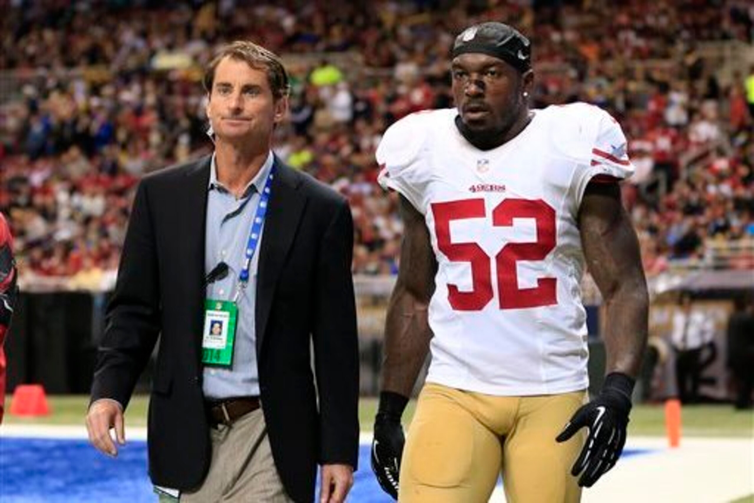 The 49ers' defense was injury-ravaged last season. The 49ers' defense was injury-ravaged last season.