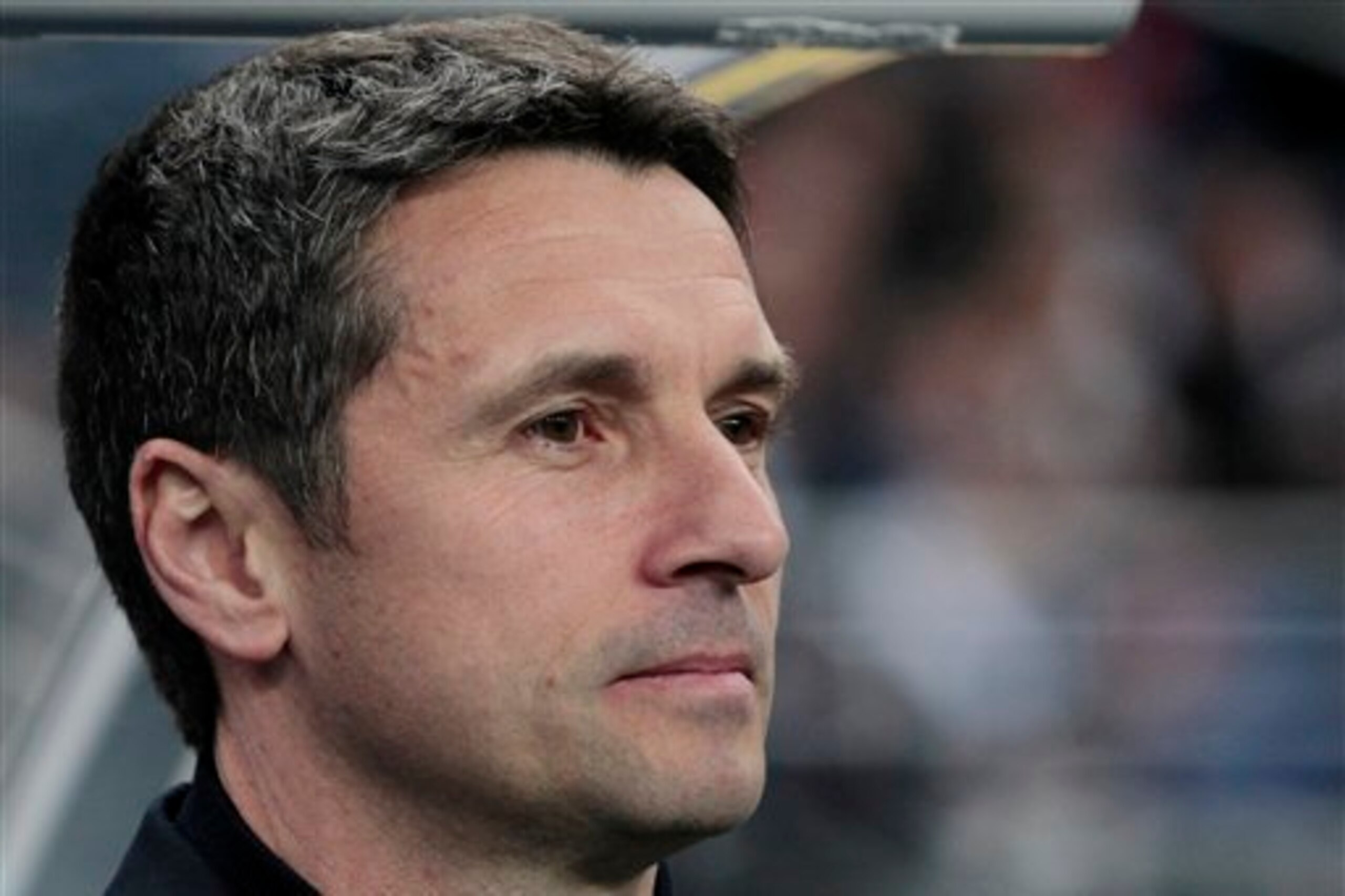 Remi Garde in the French League Cup with Lyon. Remi Garde in the French League Cup with Lyon.
