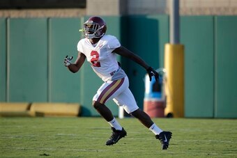 Adoree' Jackson in practice.