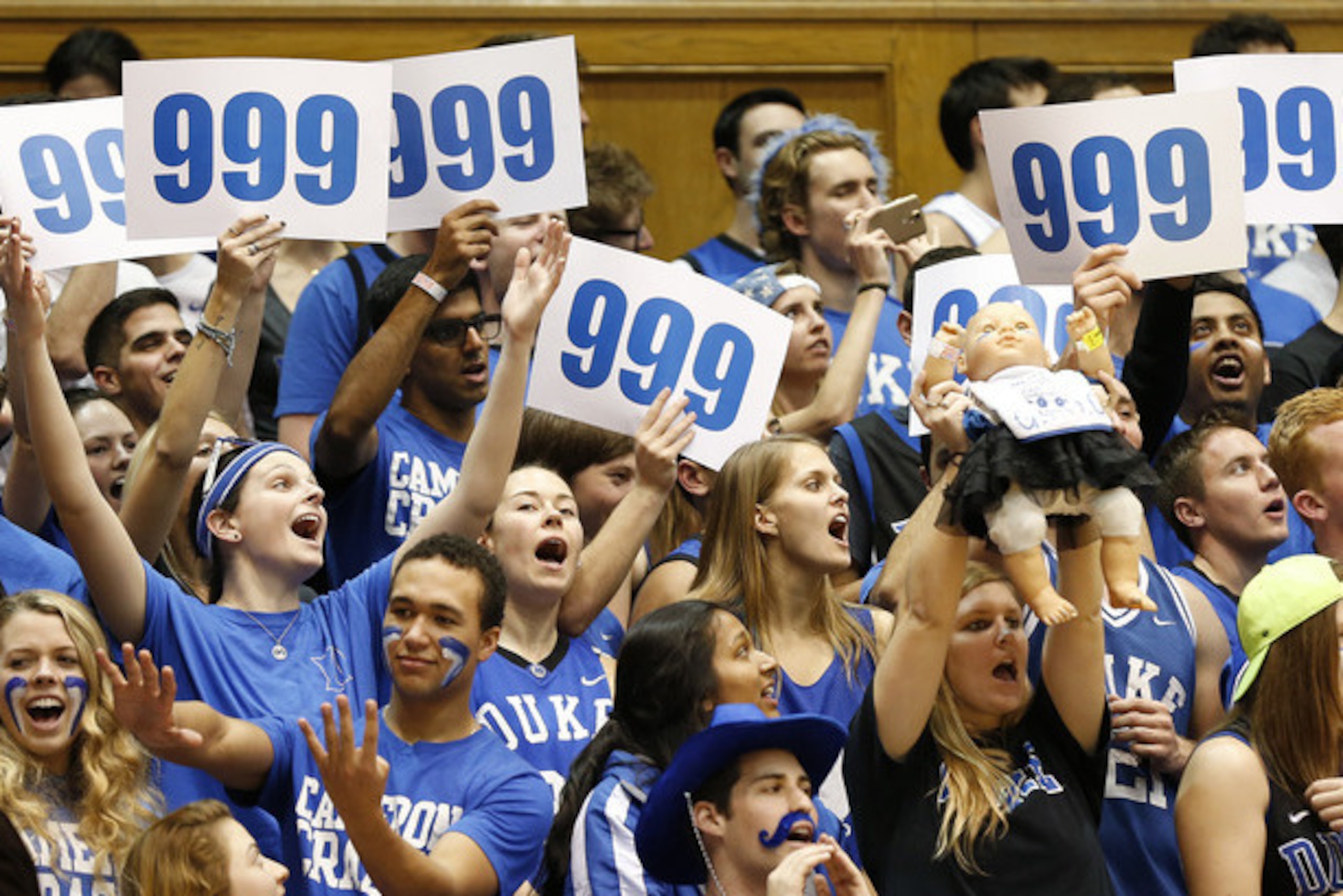 The Cameron Crazies count toward 1,000.