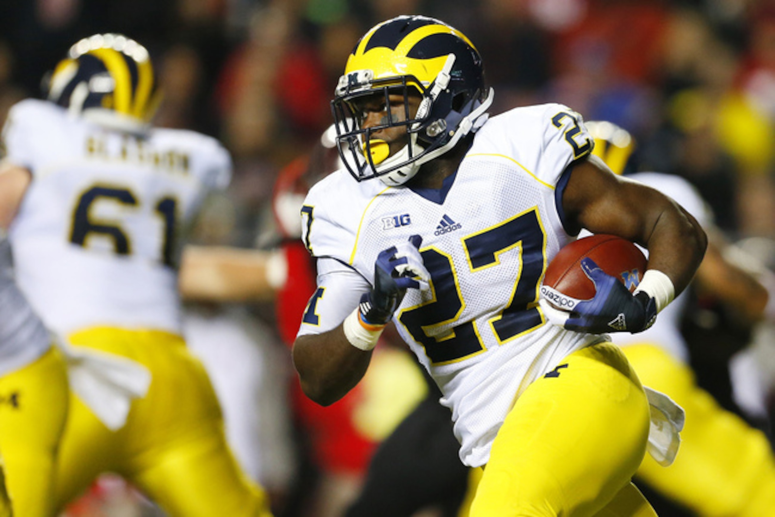 Derrick Green had 82 carries for 471 yards and three TDs in 2014.