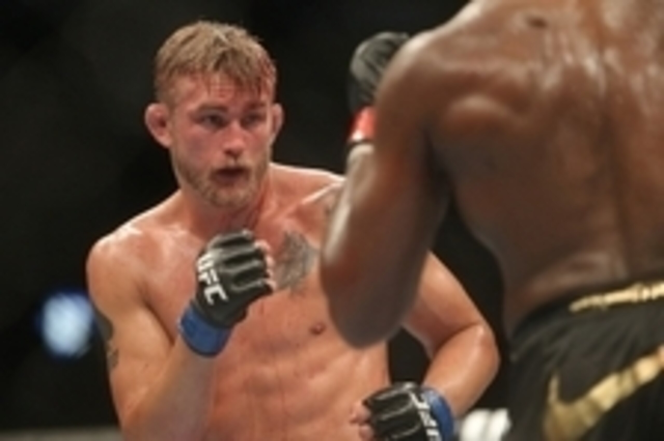 Sep 21, 2013; Toronto, Ontario, CAN; Alexander Gustafsson (left) fights Jon Jones during their Light Heavyweight Championship bout at UFC 165 at the Air Canada Centre. Mandatory Credit: Tom Szczerbowski-USA TODAY Sports