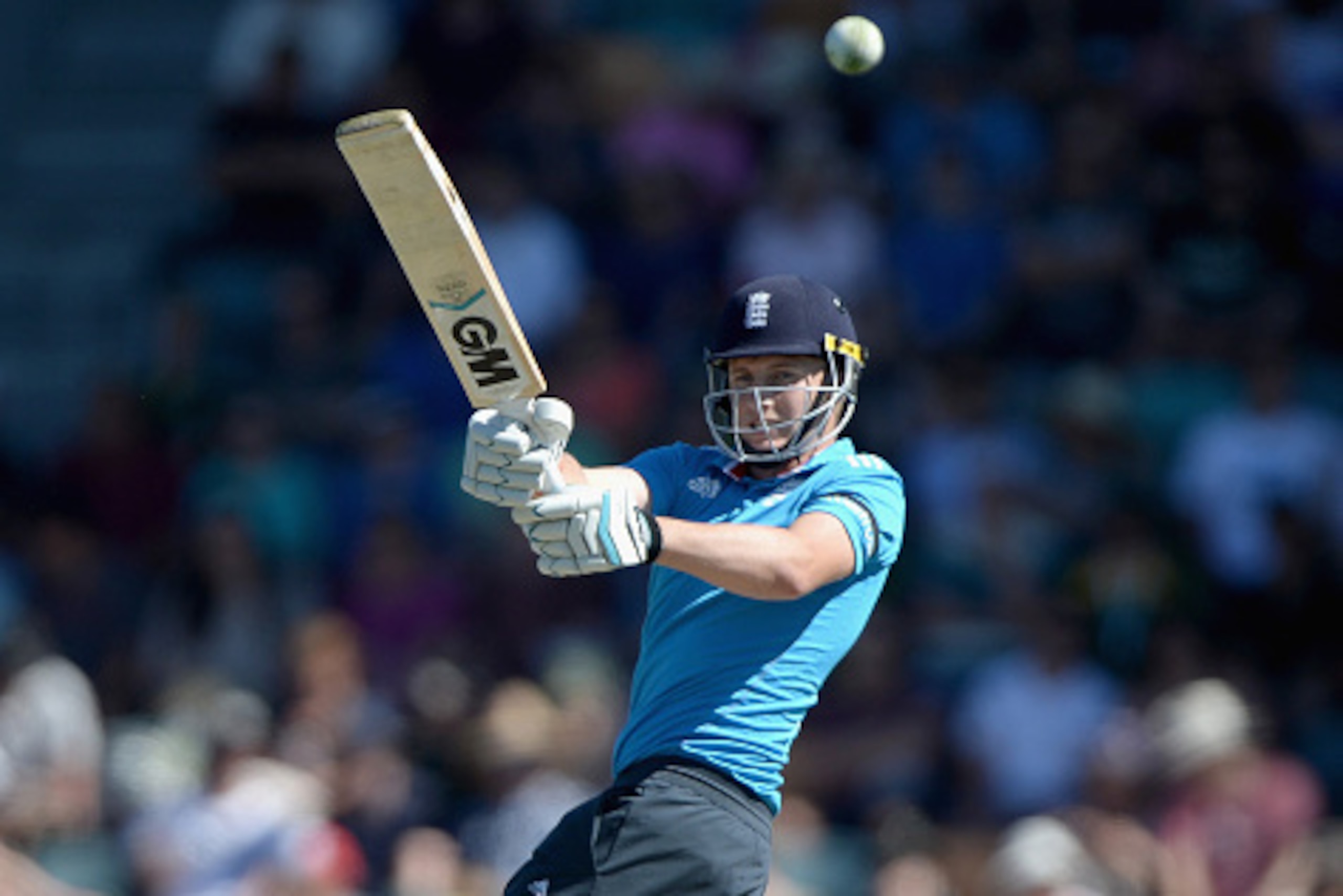HOBART, AUSTRALIA - JANUARY 23:  Joe Root of England bats during the One Day International Tri Series match between Australia and England at Blundstone Arena on January 23, 2015 in Hobart, Australia.  (Photo by Gareth Copley/Getty Images)