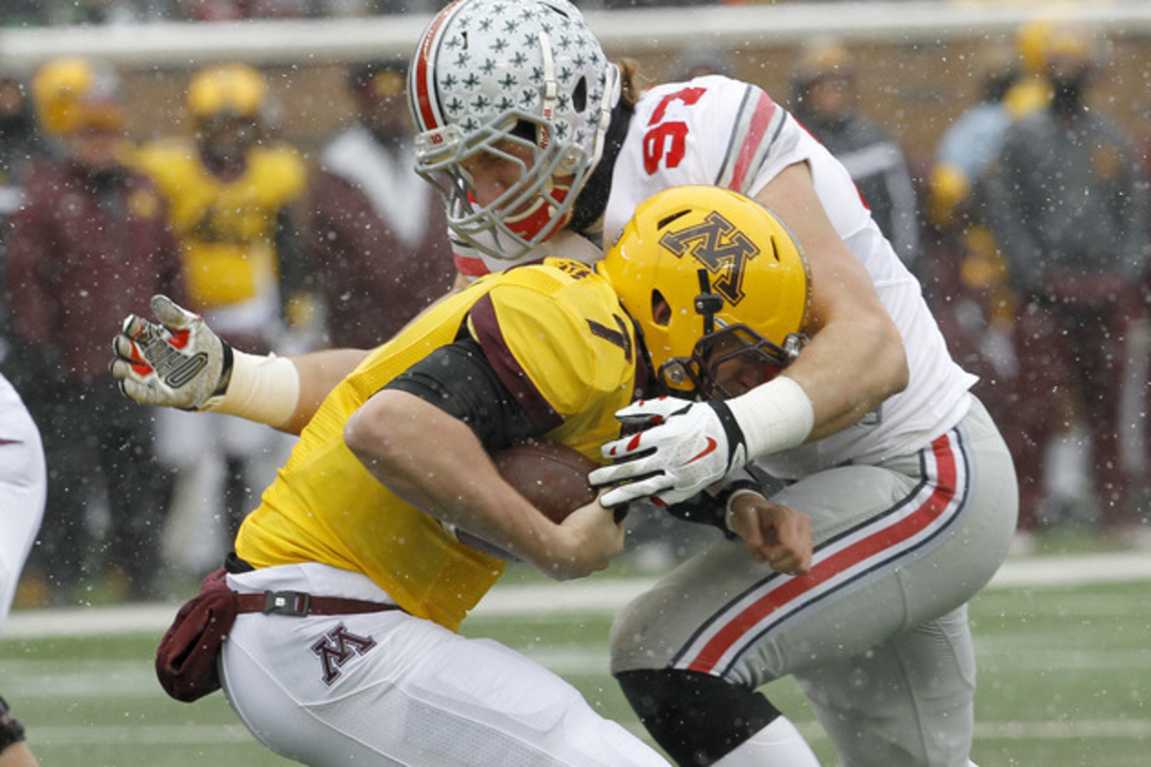 Joey Bosa played a huge role in Ohio State's defensive turnaround. Joey Bosa played a huge role in Ohio State's defensive turnaround.