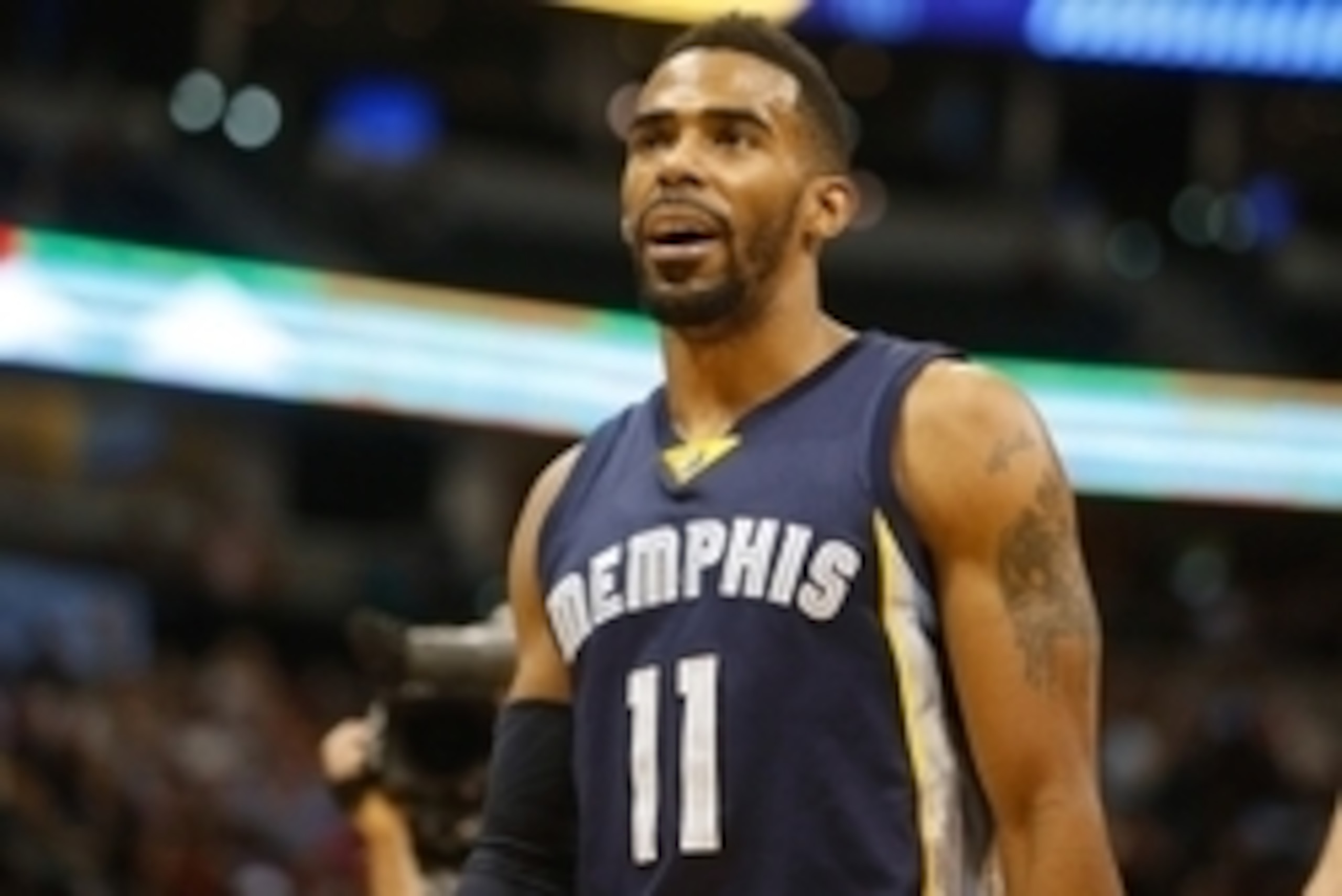 Jan 3, 2015; Denver, CO, USA; Memphis Grizzlies guard Mike Conley (11) during the game against the Denver Nuggets at Pepsi Center. Mandatory Credit: Chris Humphreys-USA TODAY Sports Jan 3, 2015; Denver, CO, USA; Memphis Grizzlies guard Mike Conley (11) during the game against the Denver Nuggets at Pepsi Center. Mandatory Credit: Chris Humphreys-USA TODAY Sports