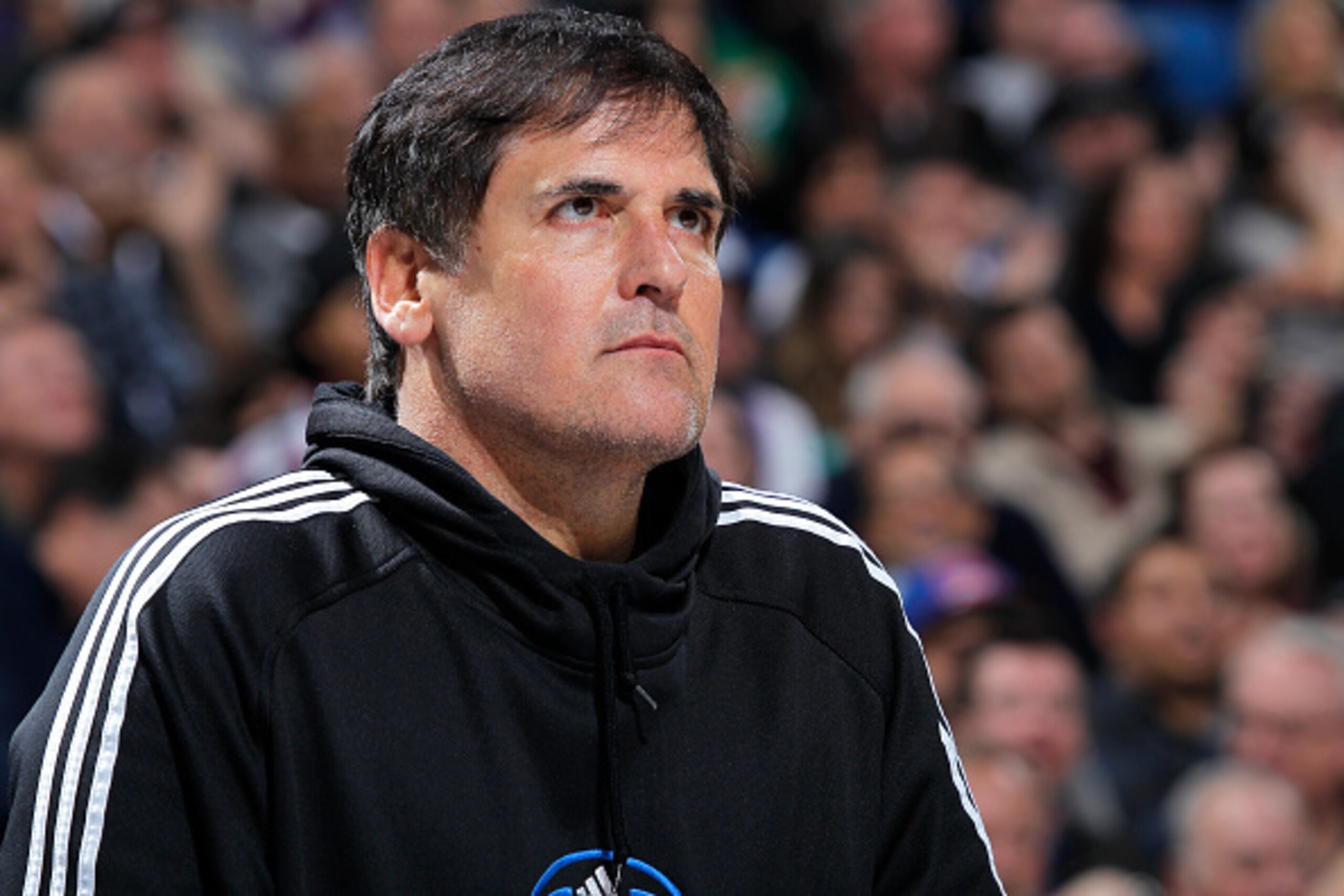 SACRAMENTO, CA - JANUARY 13: Owner Mark Cuban of the Dallas Mavericks looks on during the game against the Sacramento Kings on January 13, 2015 at Sleep Train Arena in Sacramento, California. NOTE TO USER: User expressly acknowledges and agrees that, by d